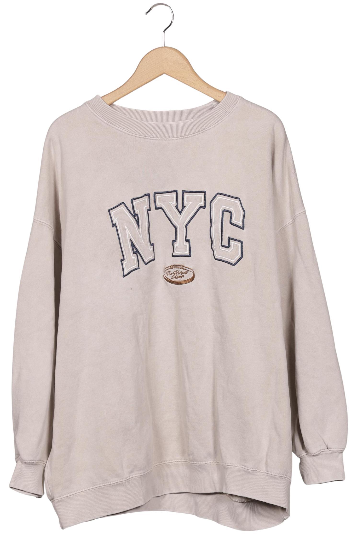 

Pull & Bear Damen Sweatshirt, beige, Gr. 42