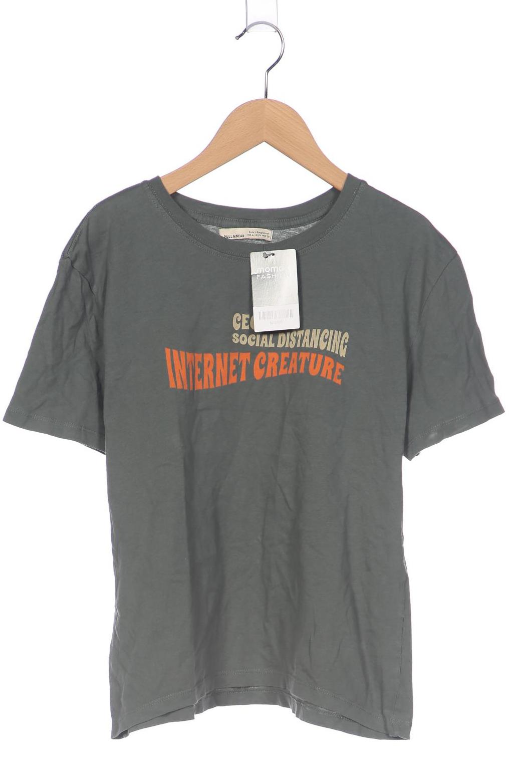 

Pull & Bear Damen T-Shirt, grün, Gr. 42