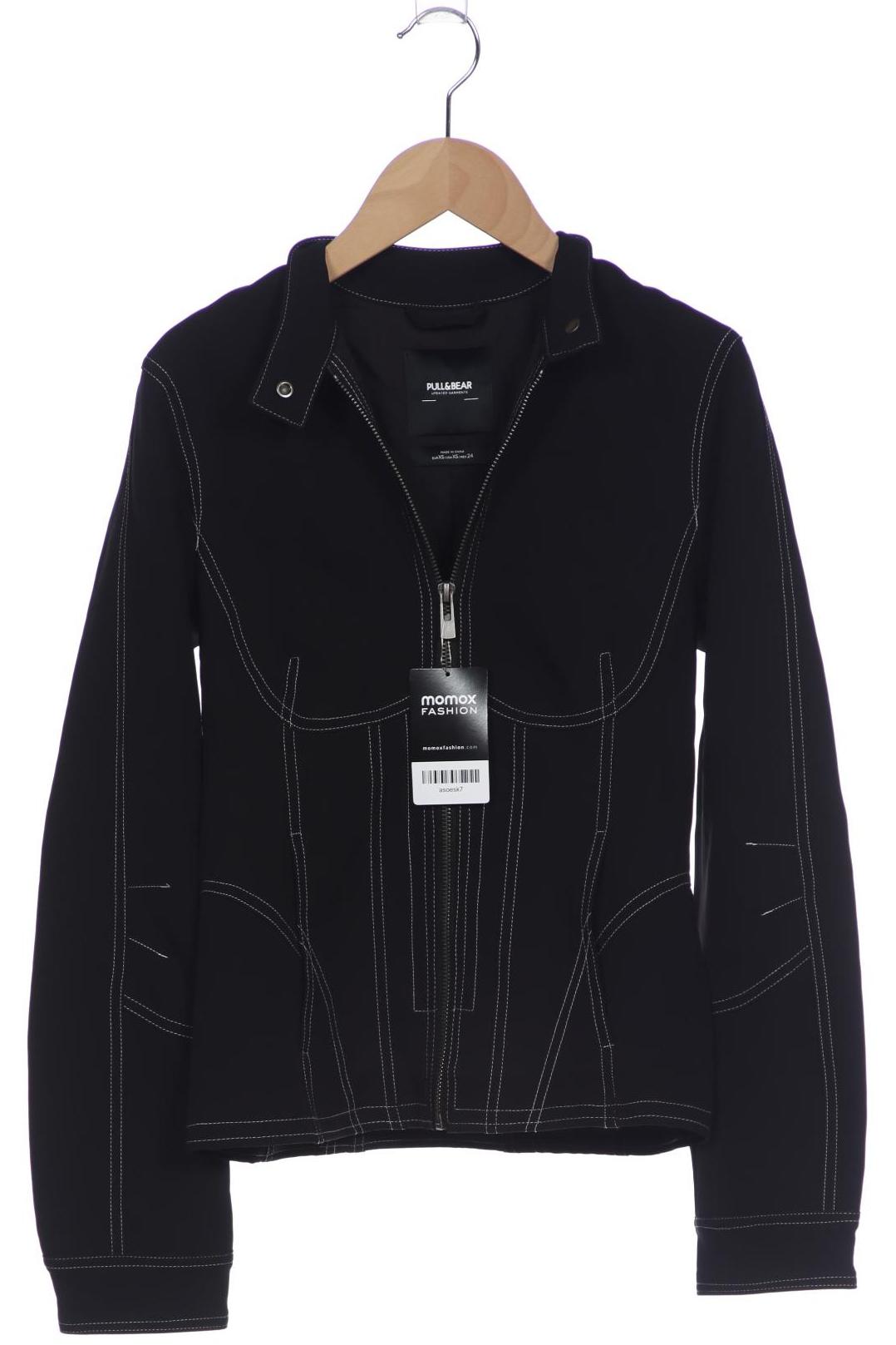 

Pull & Bear Damen Jacke, schwarz, Gr. 34