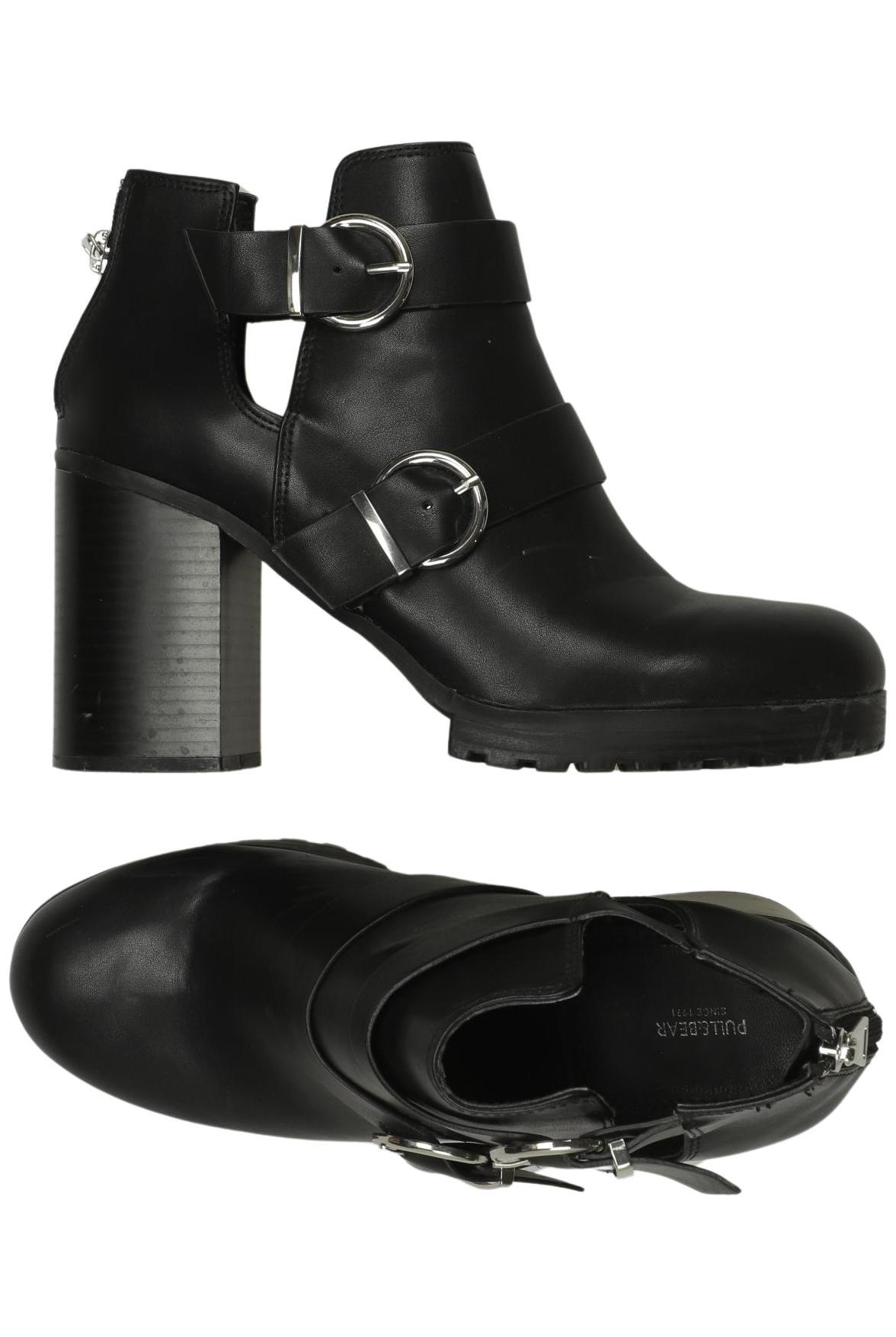 

Pull & Bear Damen Stiefelette, schwarz, Gr. 40