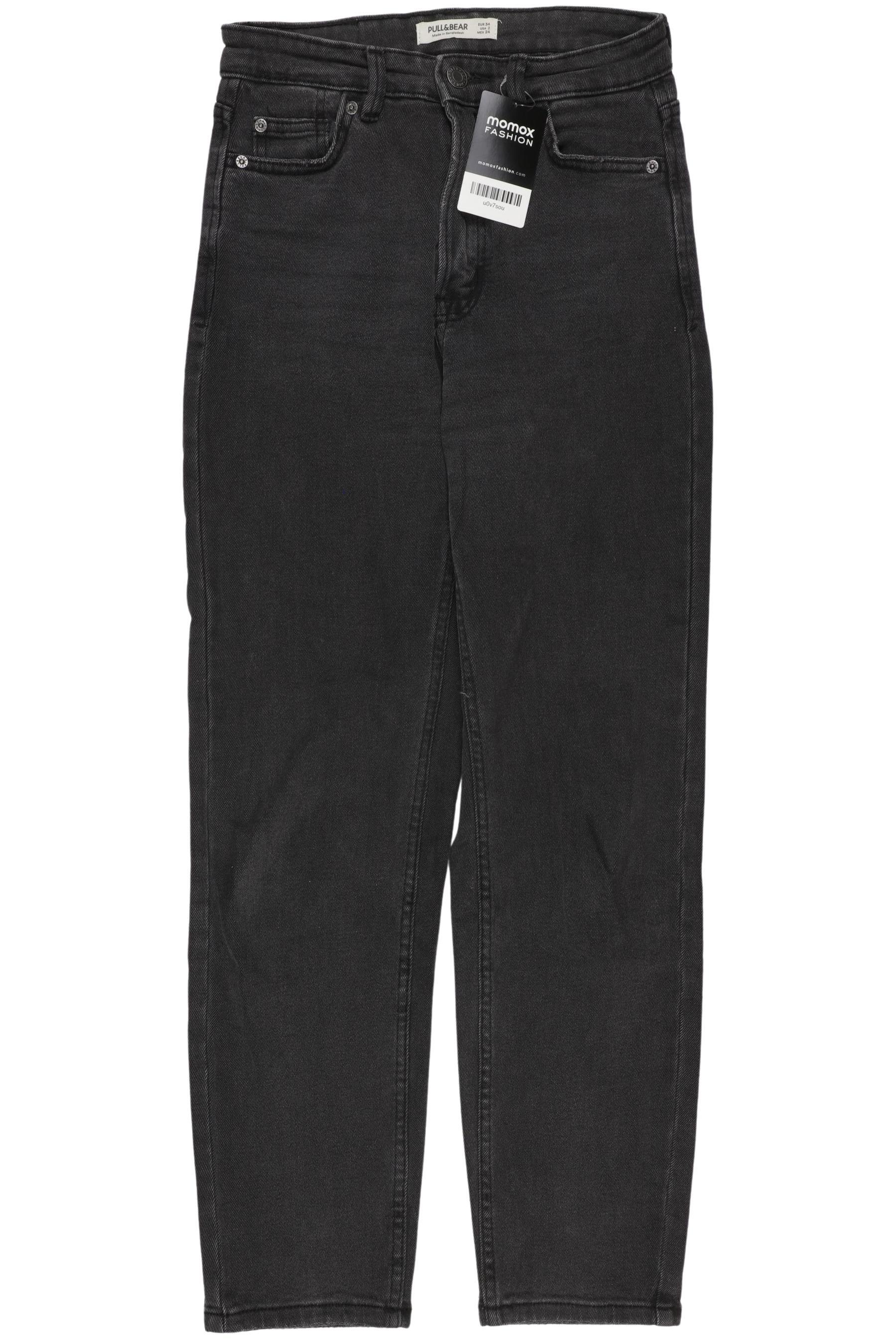 

Pull & Bear Damen Jeans, schwarz, Gr. 24
