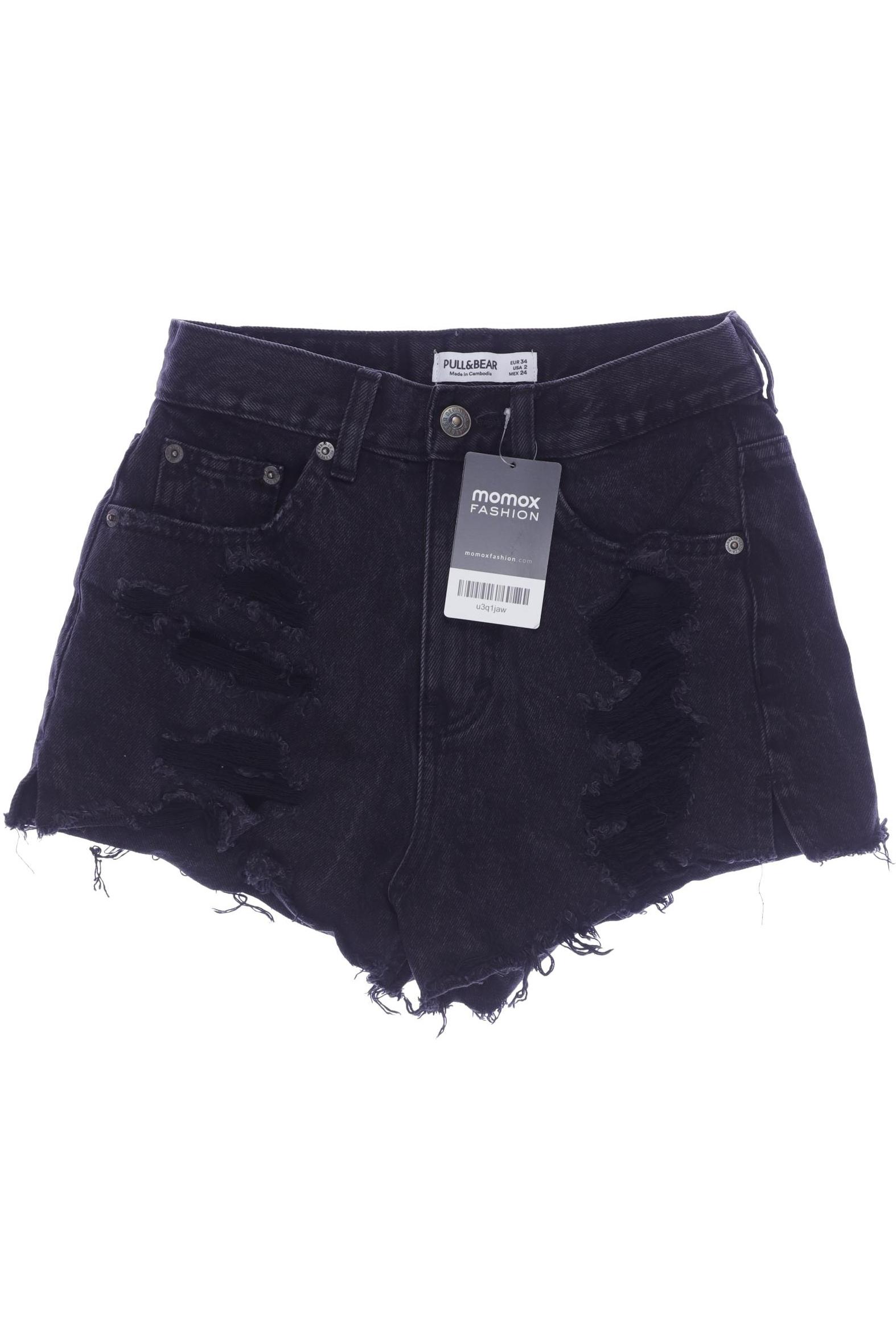 

Pull & Bear Damen Shorts, schwarz, Gr. 34