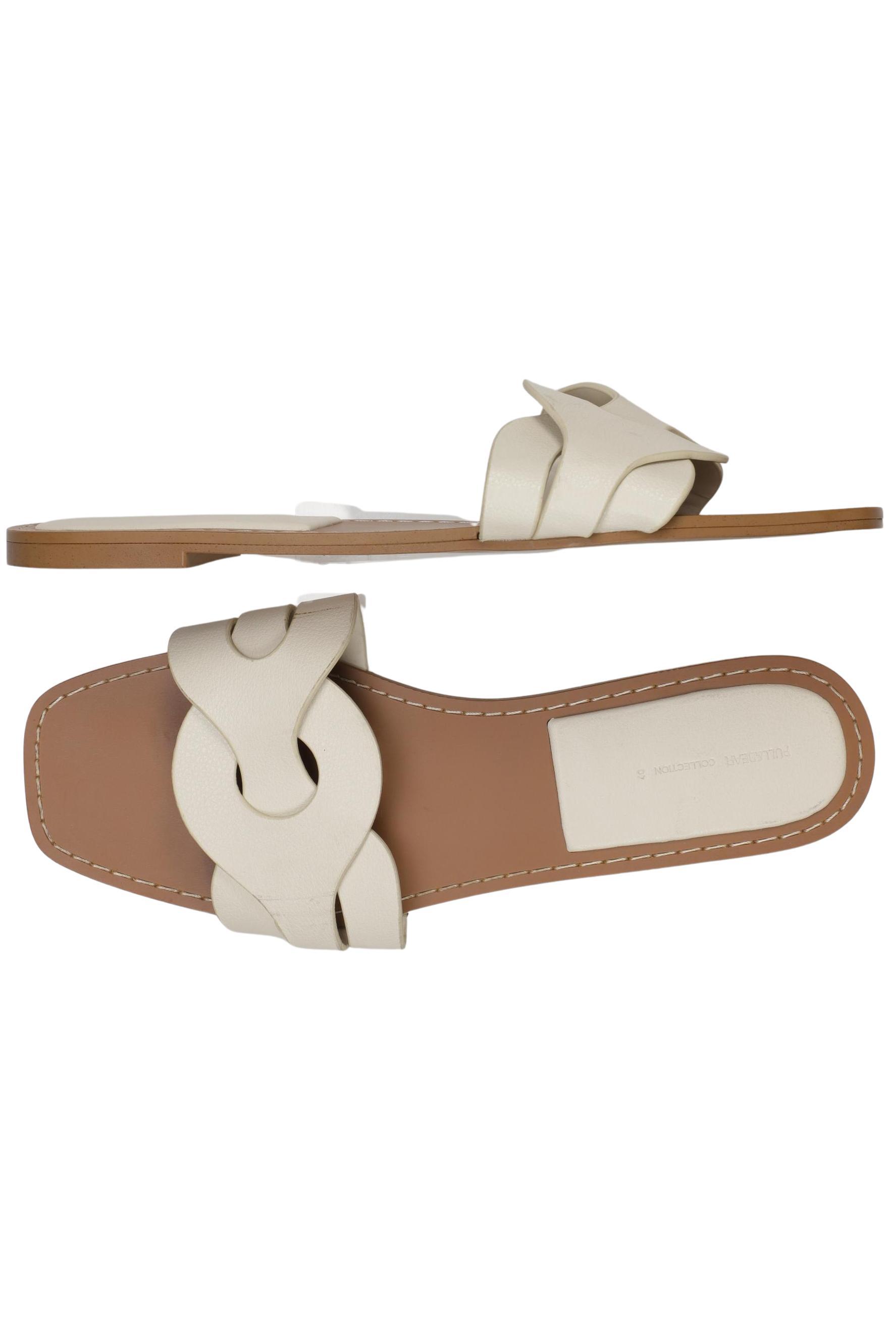 

Pull & Bear Damen Sandale, cremeweiß, Gr. 40