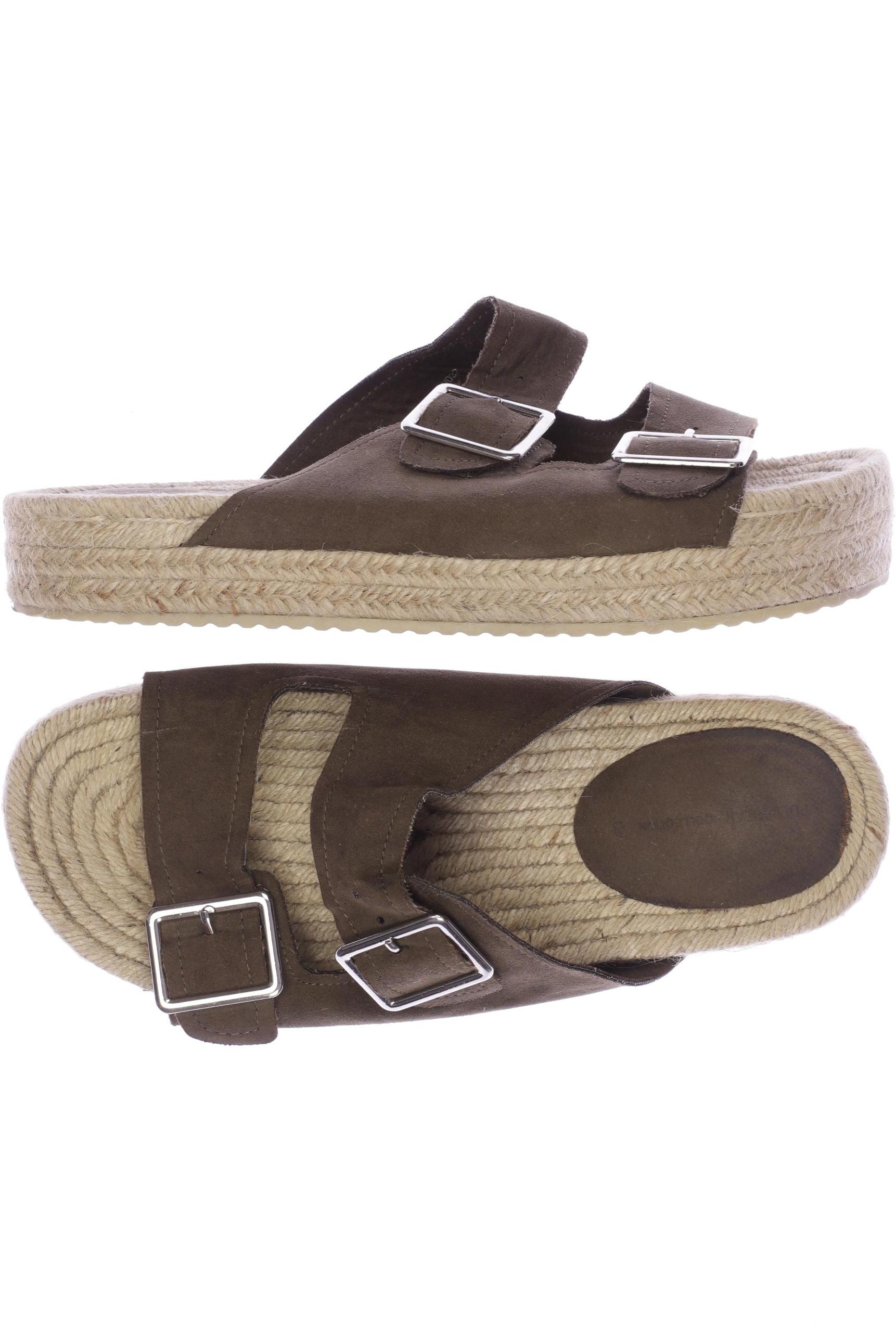 

Pull & Bear Damen Sandale, braun, Gr. 40