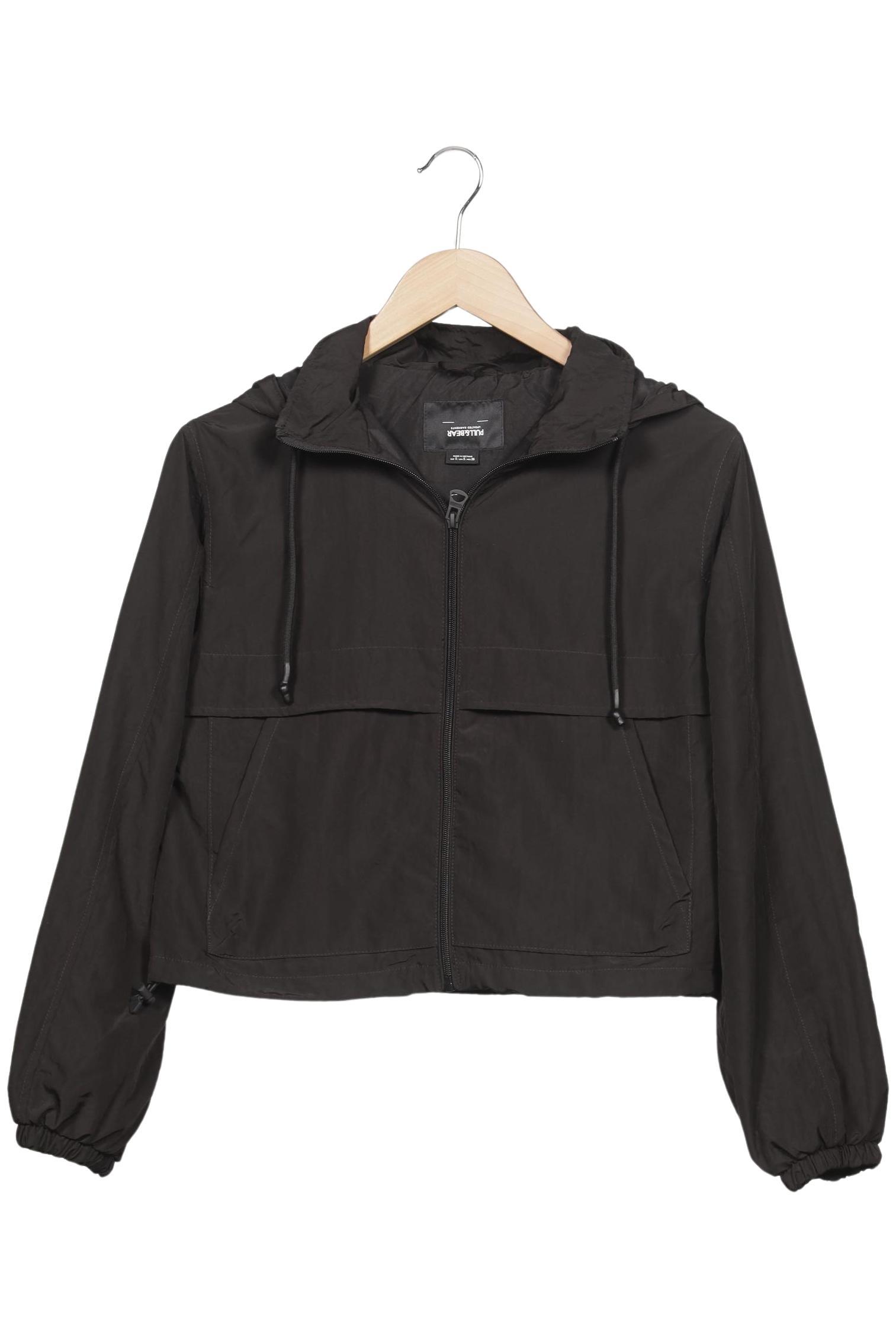 

Pull & Bear Damen Jacke, schwarz, Gr. 36