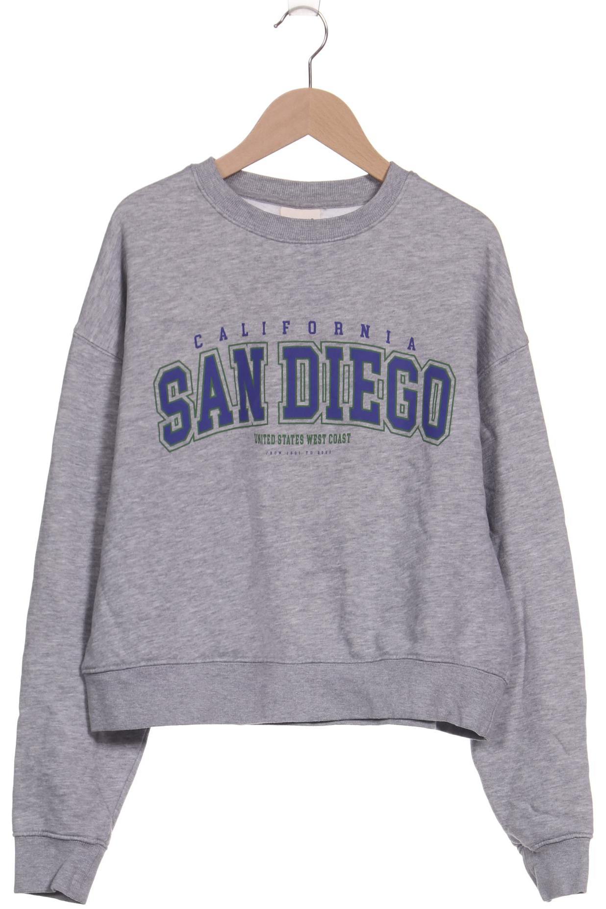 

Pull & Bear Damen Sweatshirt, grau, Gr. 38