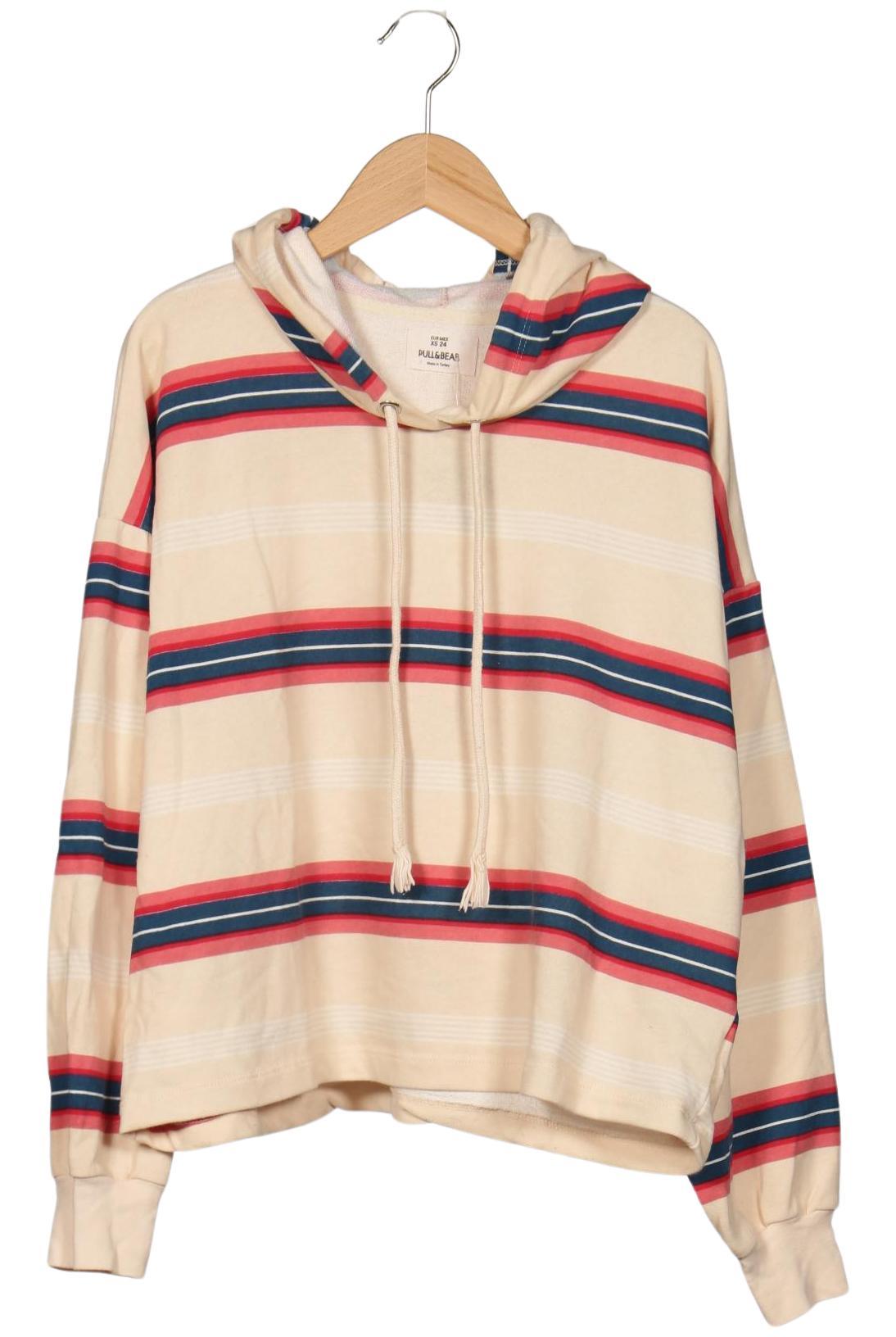 

Pull & Bear Damen Kapuzenpullover, beige, Gr. 34