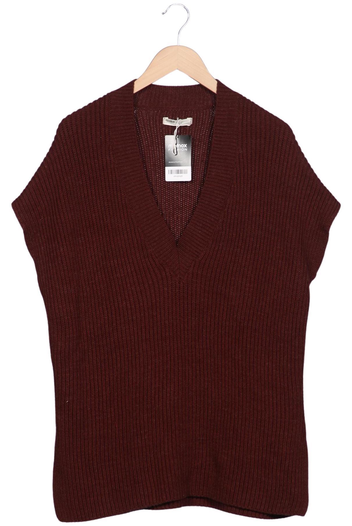 

Pull & Bear Damen Pullover, bordeaux, Gr. 38