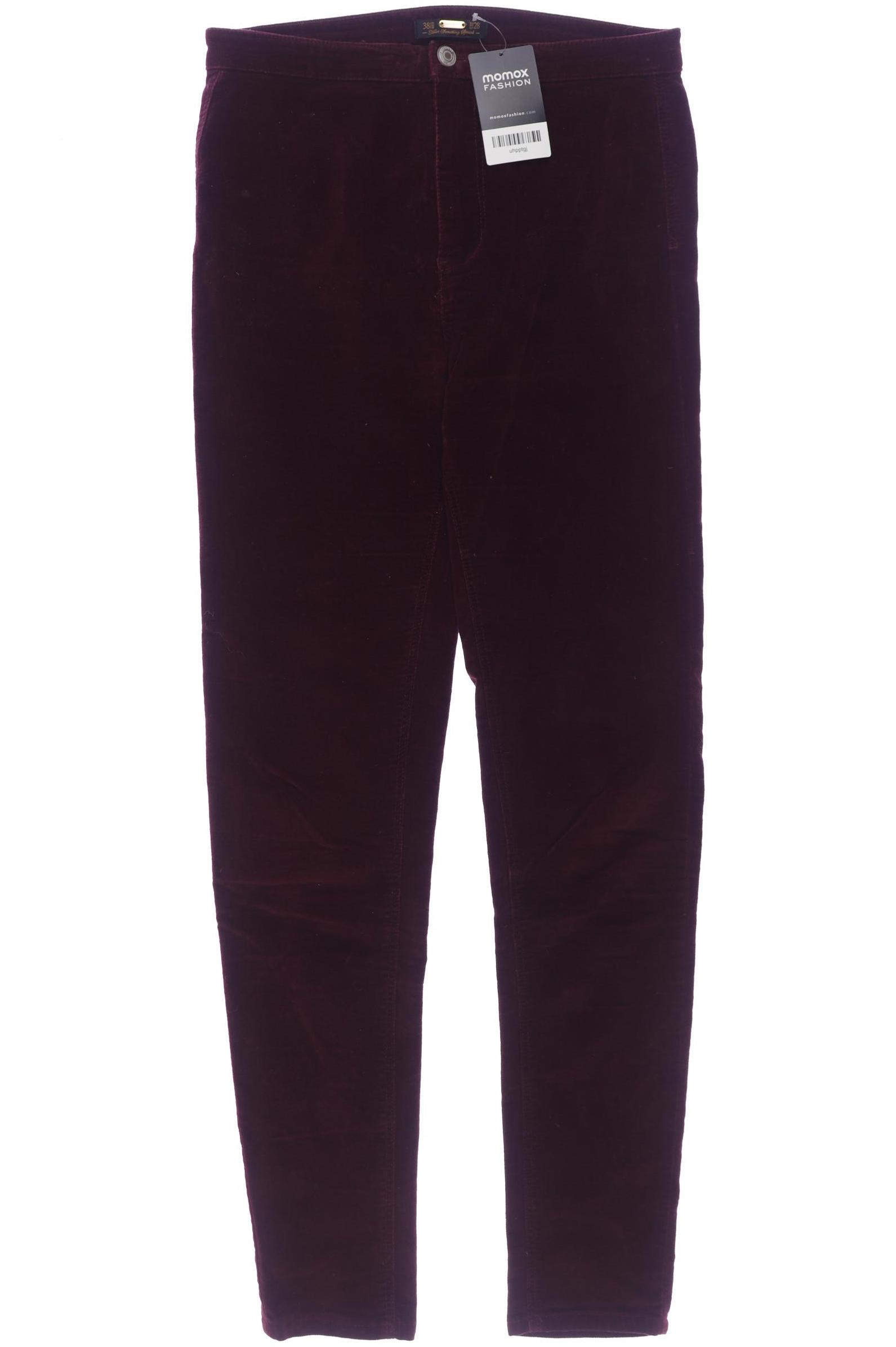 

Pull & Bear Damen Stoffhose, bordeaux, Gr. 38