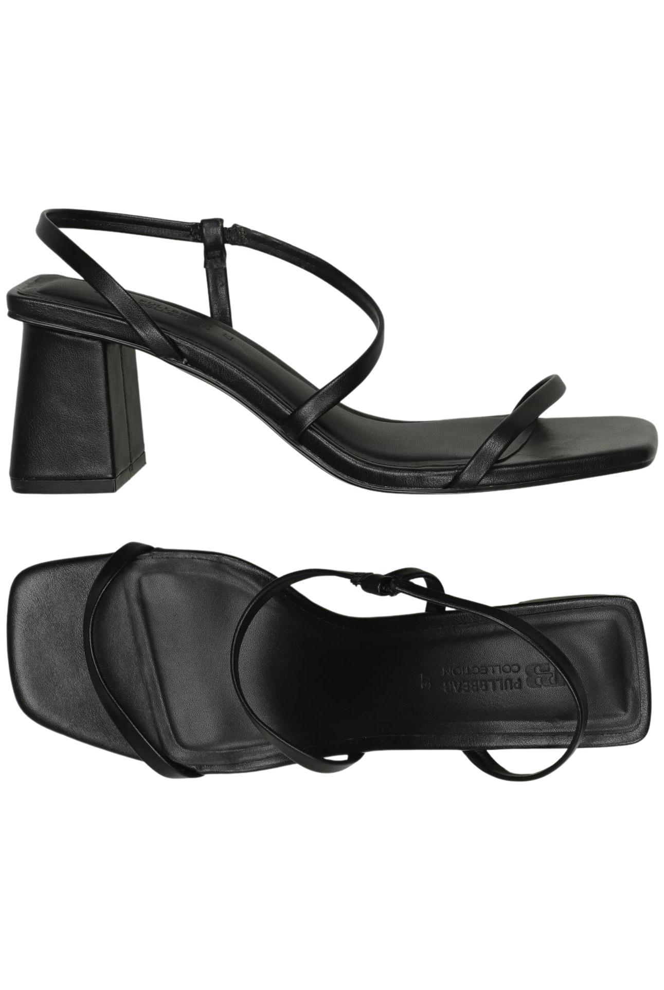 

Pull & Bear Damen Sandale, schwarz, Gr. 37