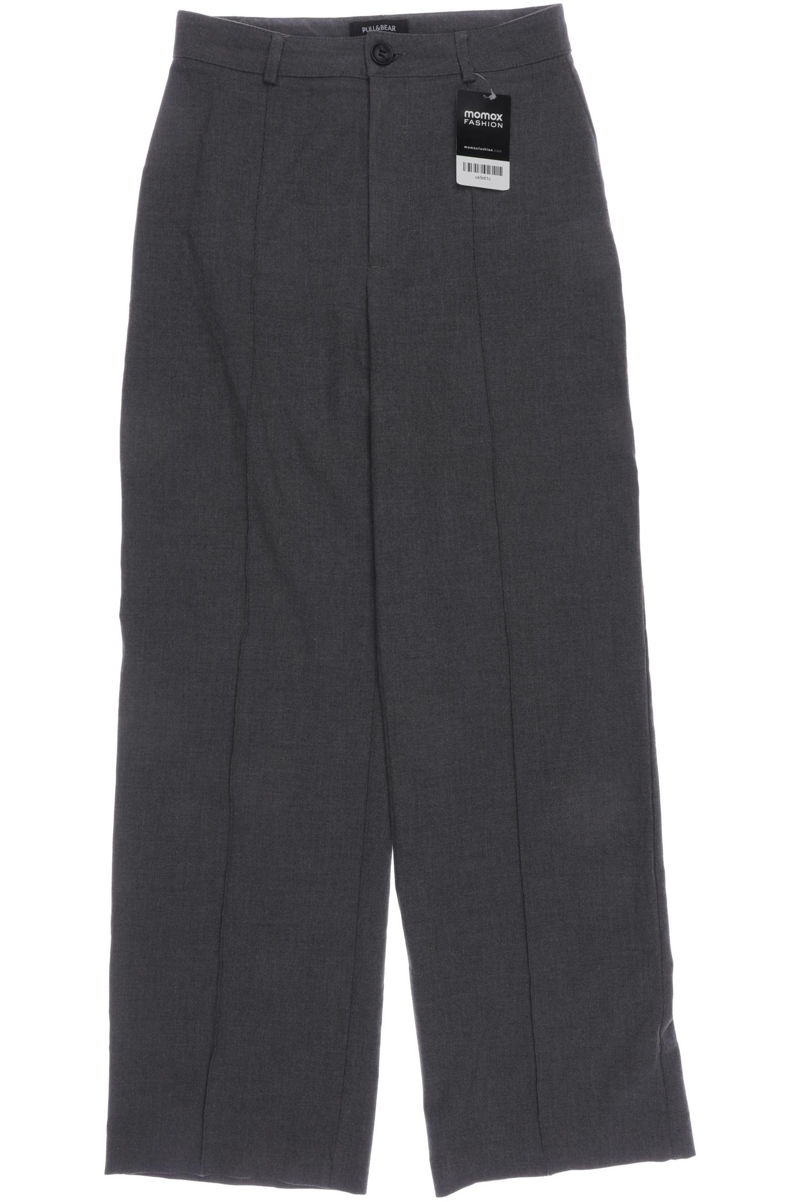 

Pull & Bear Damen Stoffhose, grau, Gr. 0