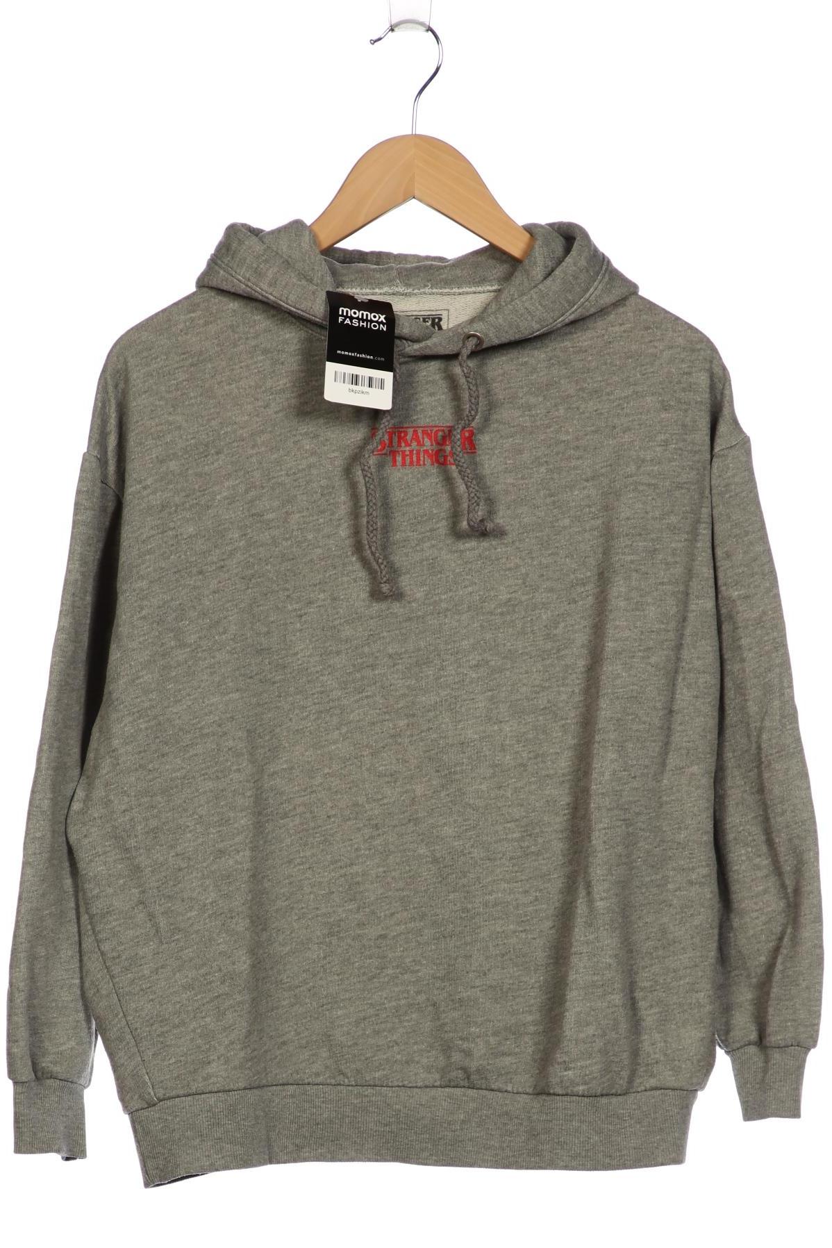 

Pull & Bear Damen Kapuzenpullover, grau, Gr. 36