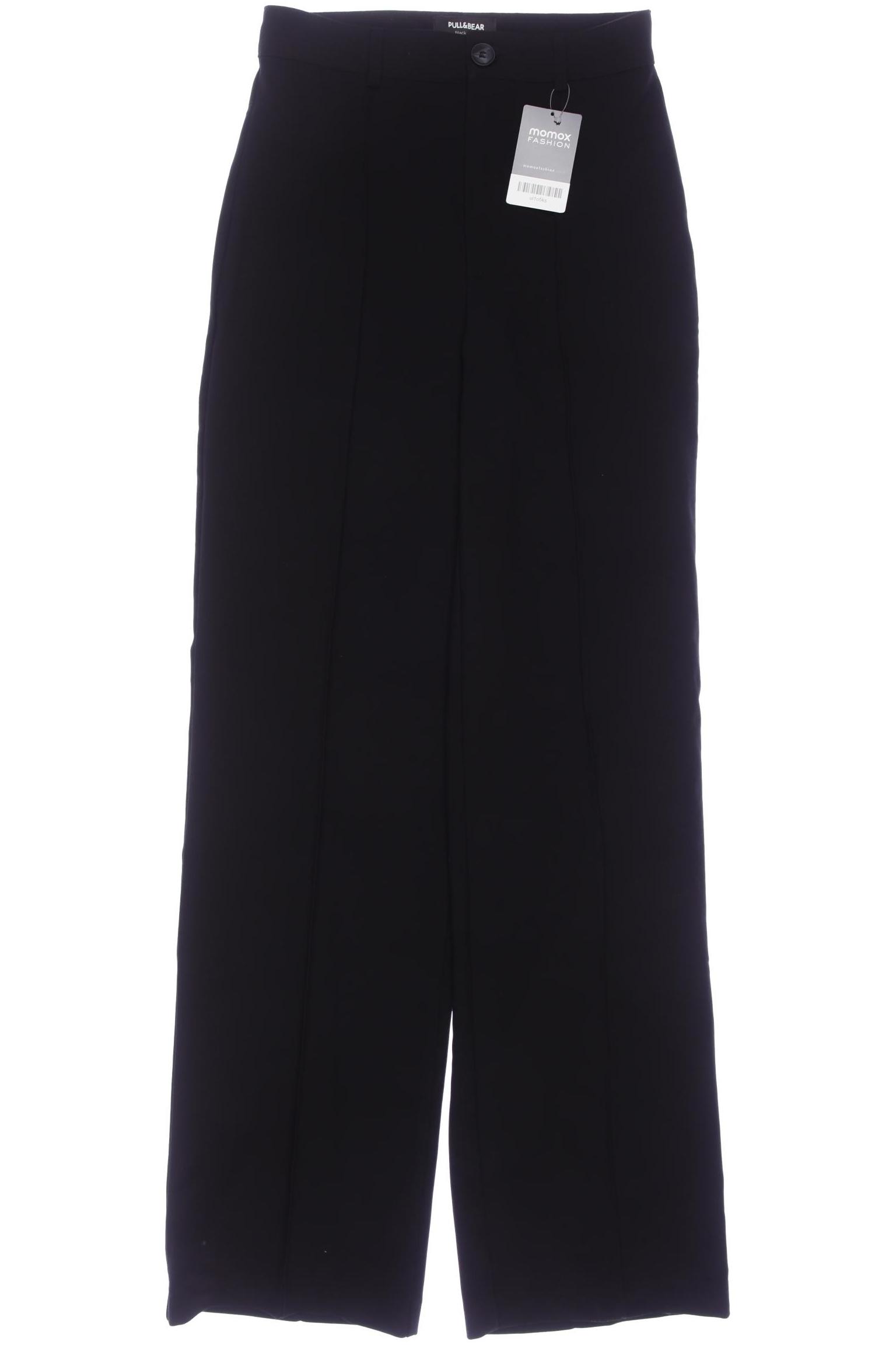 

Pull & Bear Damen Stoffhose, schwarz, Gr. 0