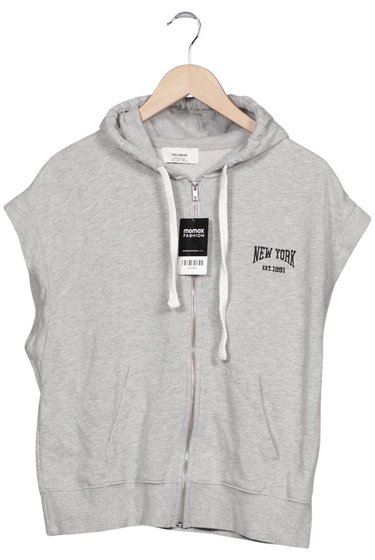 

Pull & Bear Damen Kapuzenpullover, grau, Gr. 36