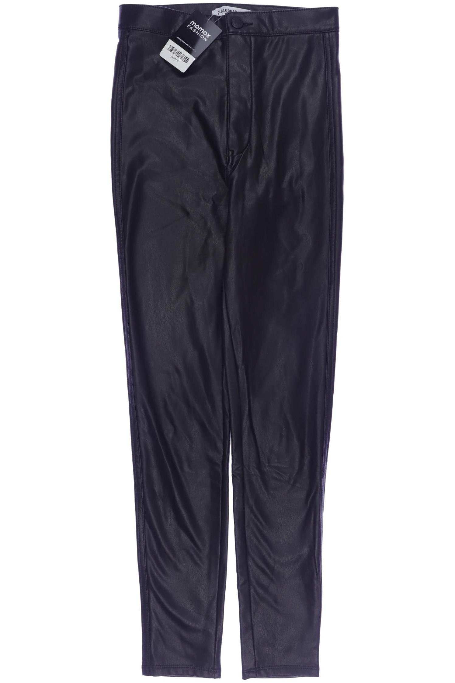 

Pull & Bear Damen Stoffhose, schwarz, Gr. 36