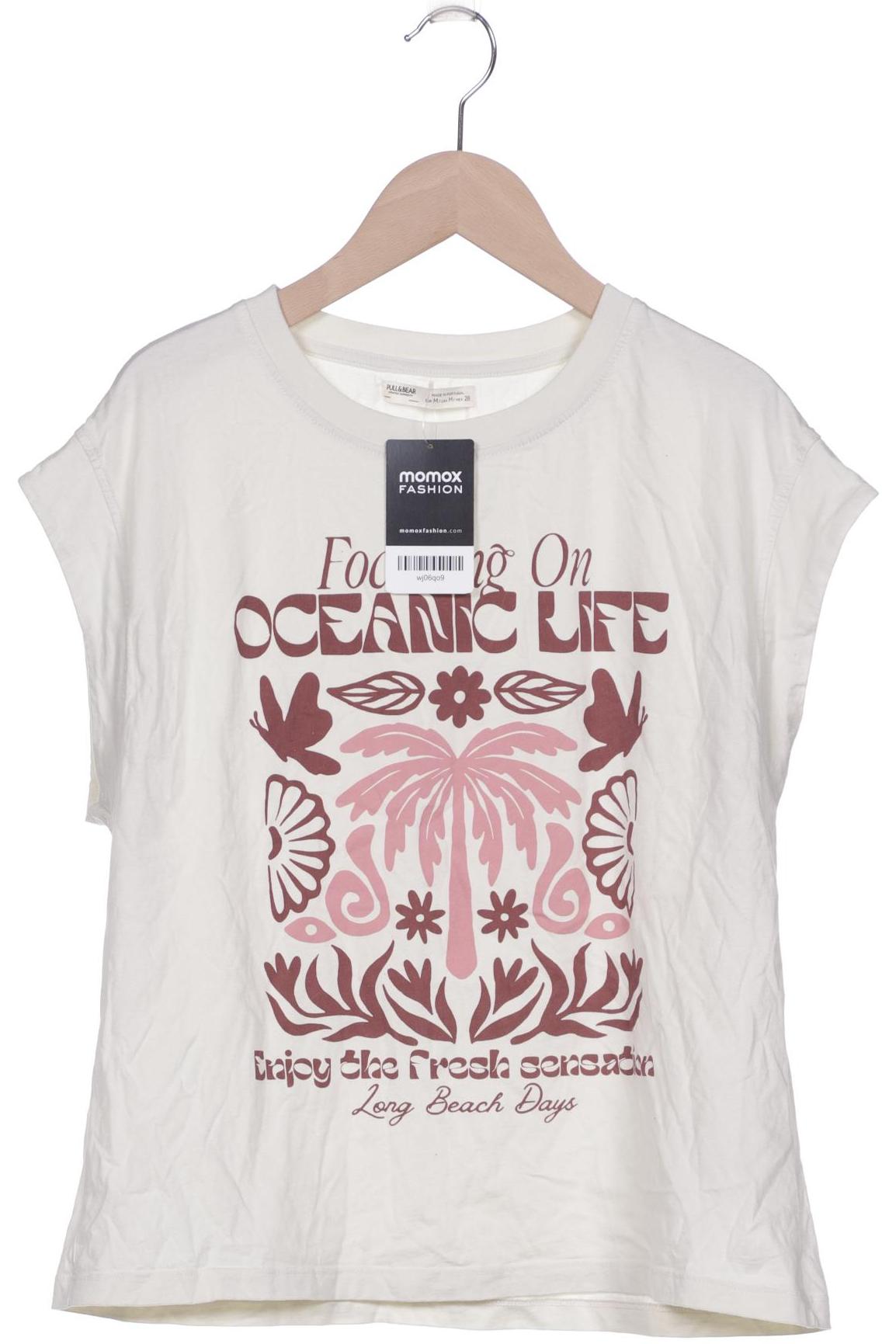 

Pull & Bear Damen T-Shirt, beige, Gr. 38