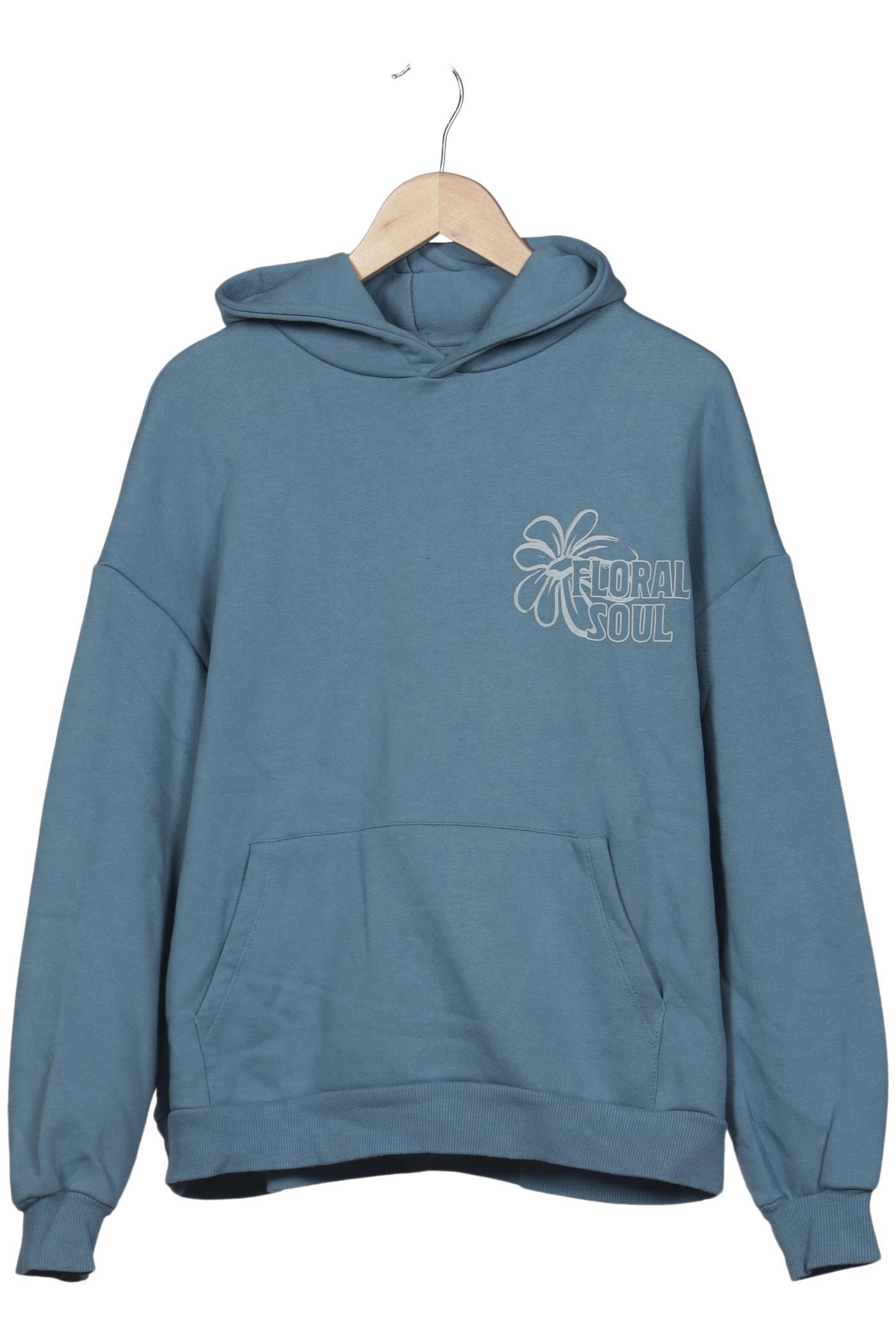 

Pull & Bear Damen Kapuzenpullover, hellblau, Gr. 36