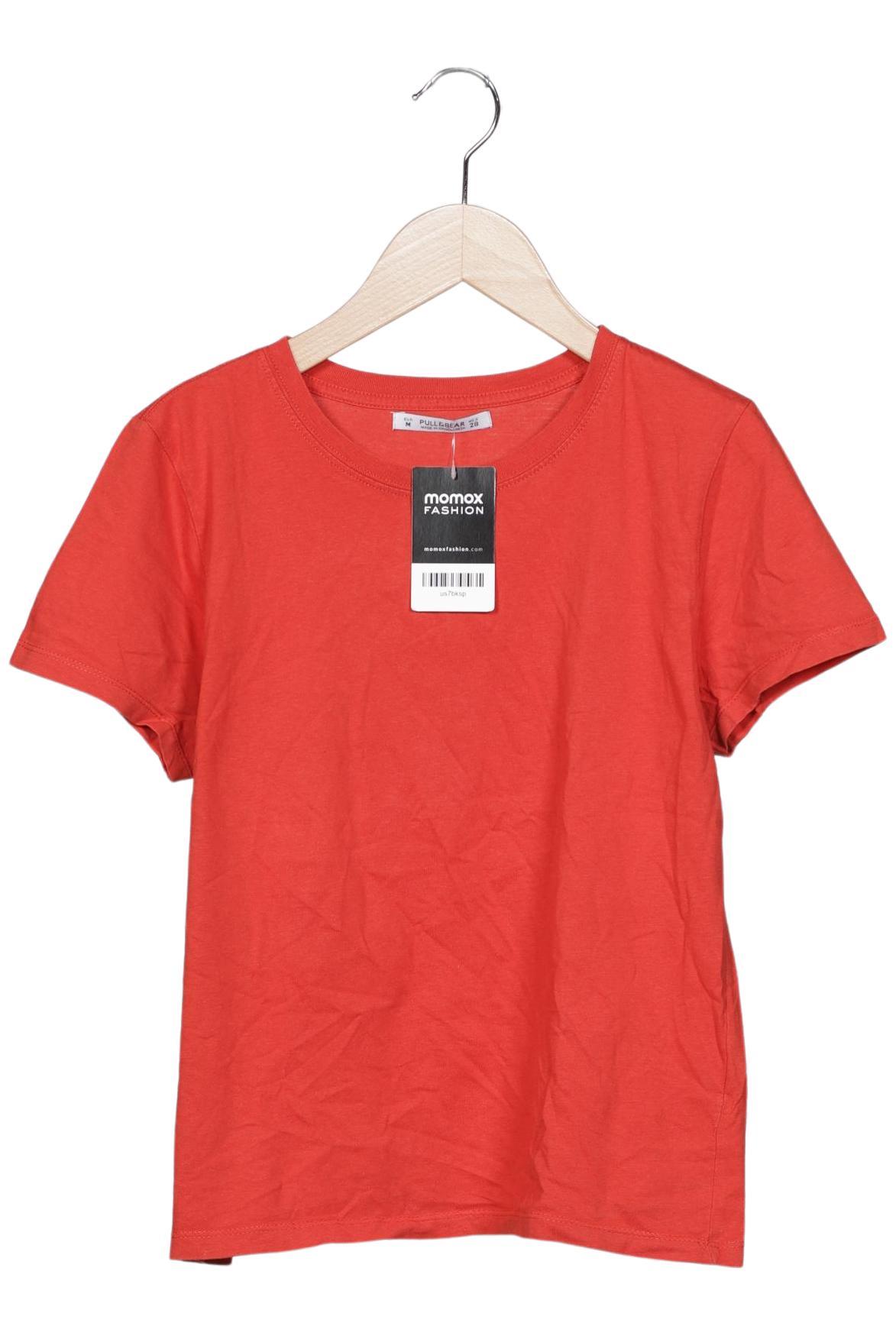 

Pull & Bear Damen T-Shirt, rot, Gr. 38