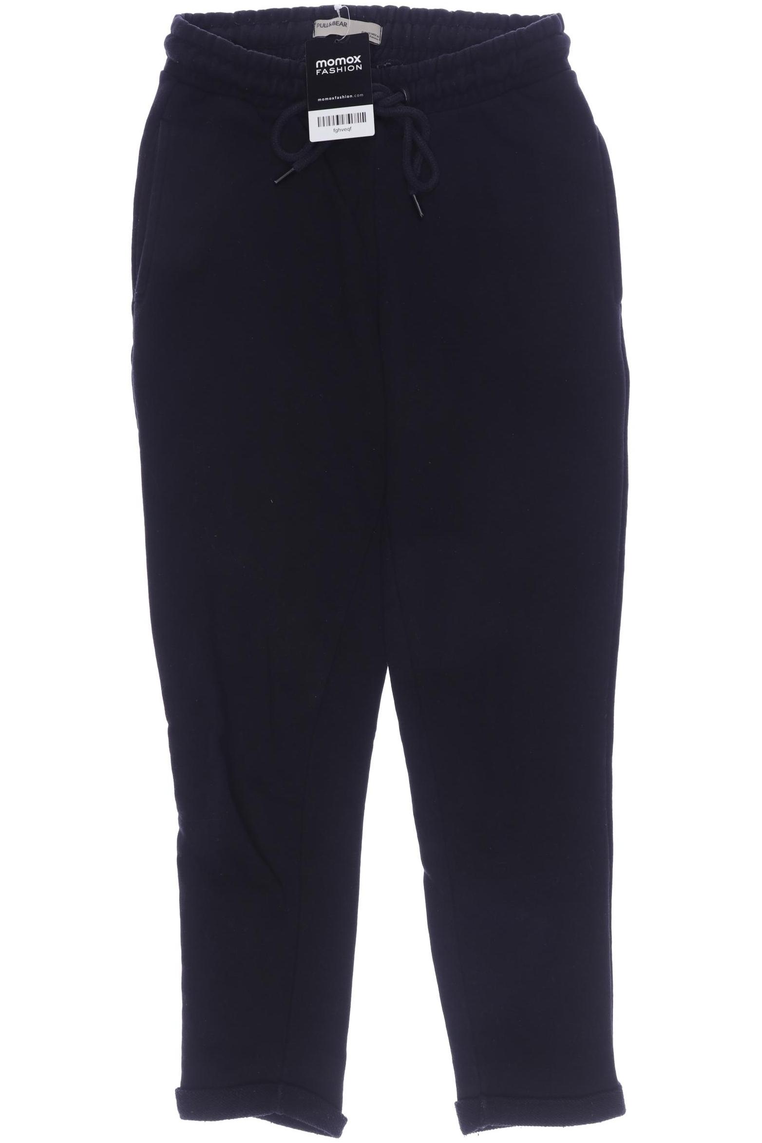 

Pull & Bear Damen Stoffhose, schwarz, Gr. 0