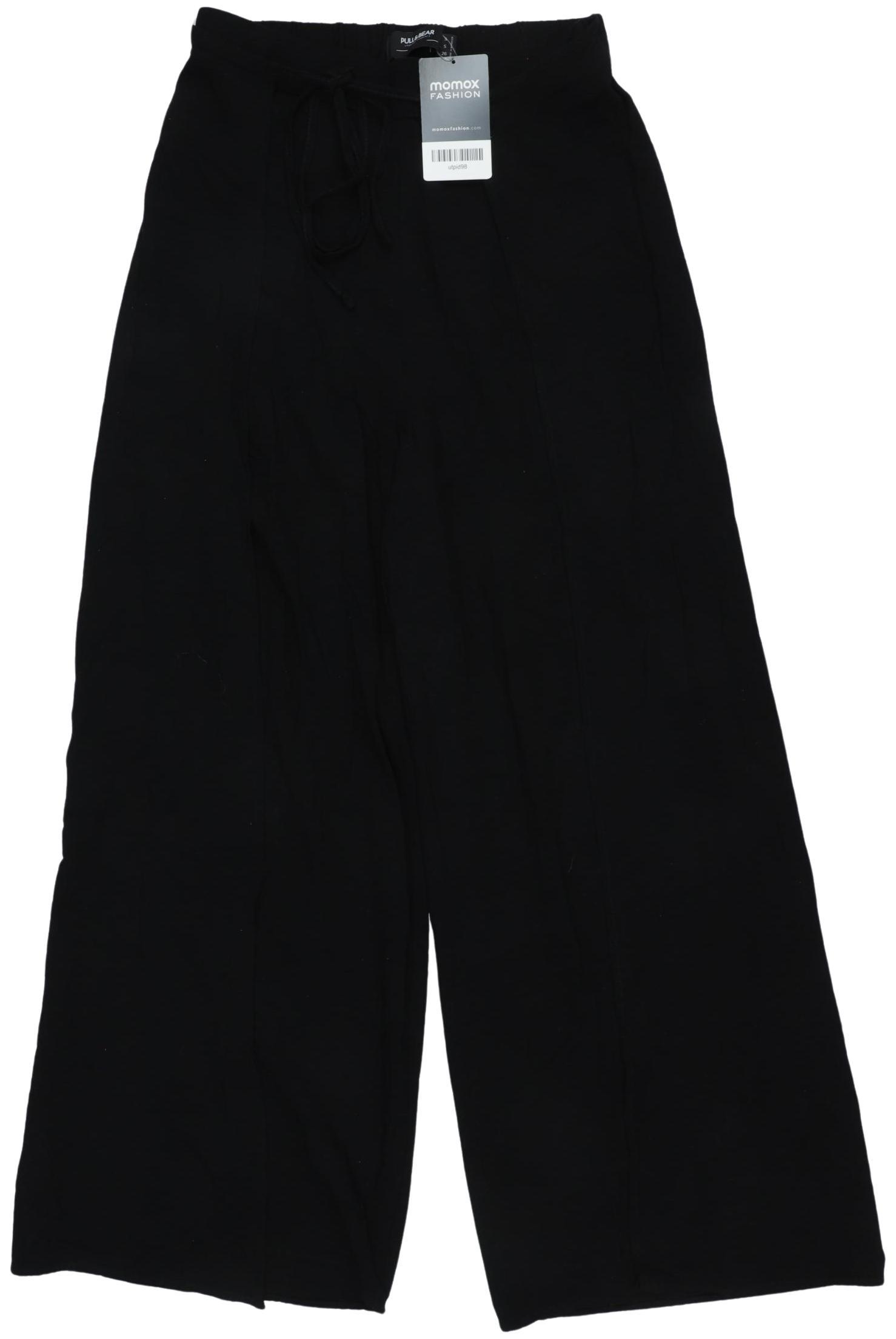 

Pull & Bear Damen Stoffhose, schwarz, Gr. 0