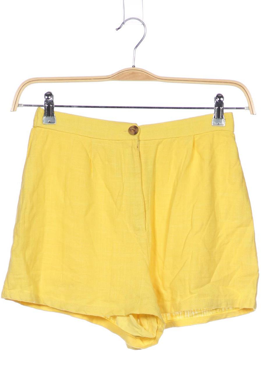 

Pull & Bear Damen Shorts, gelb, Gr. 38