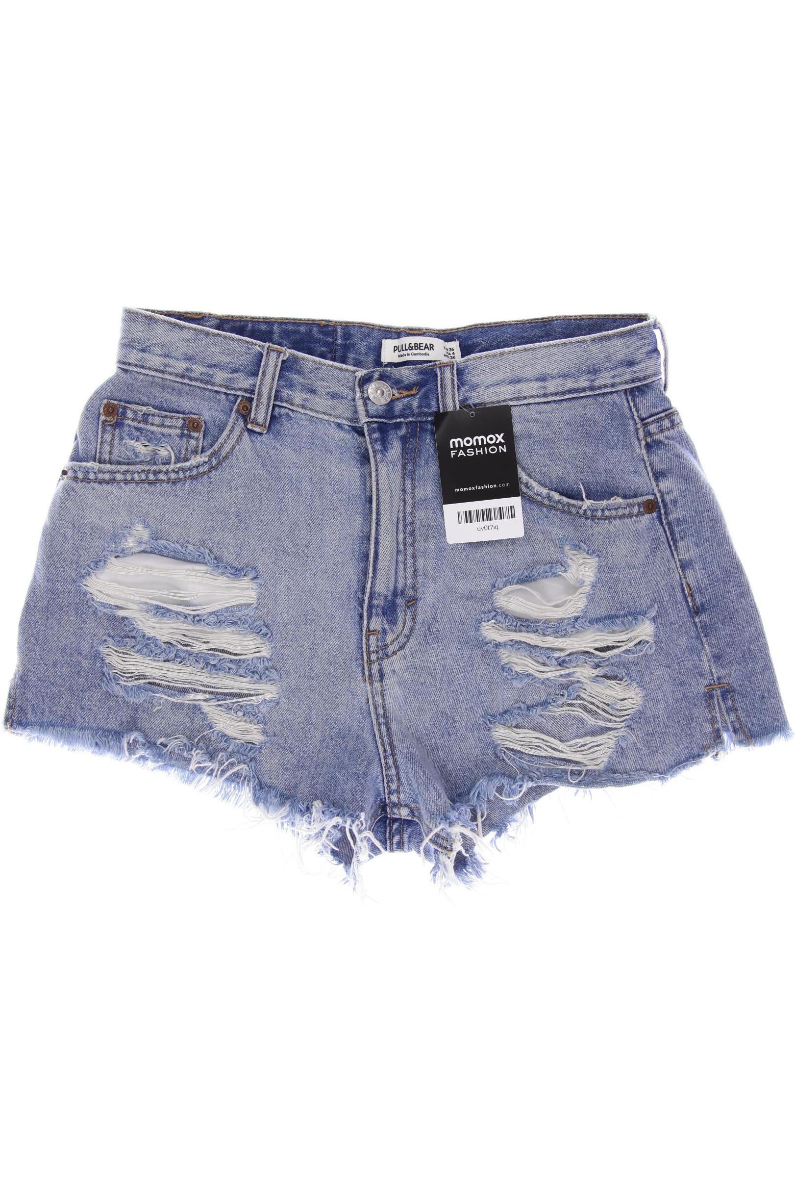 

Pull & Bear Damen Shorts, blau