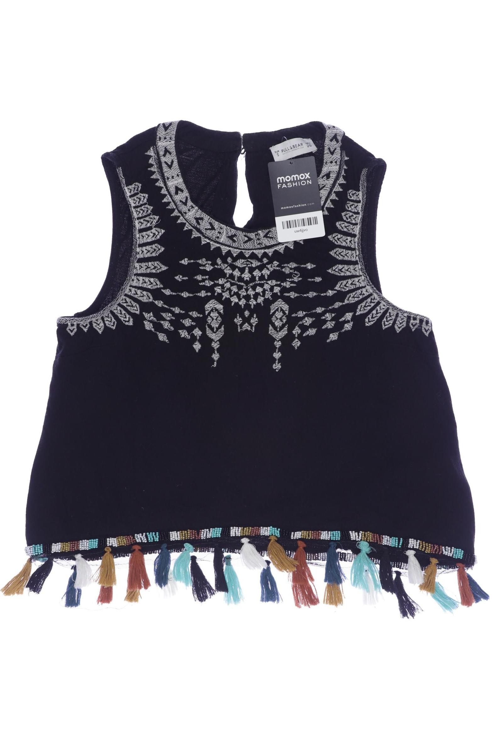 

Pull & Bear Damen Top, schwarz, Gr. 36