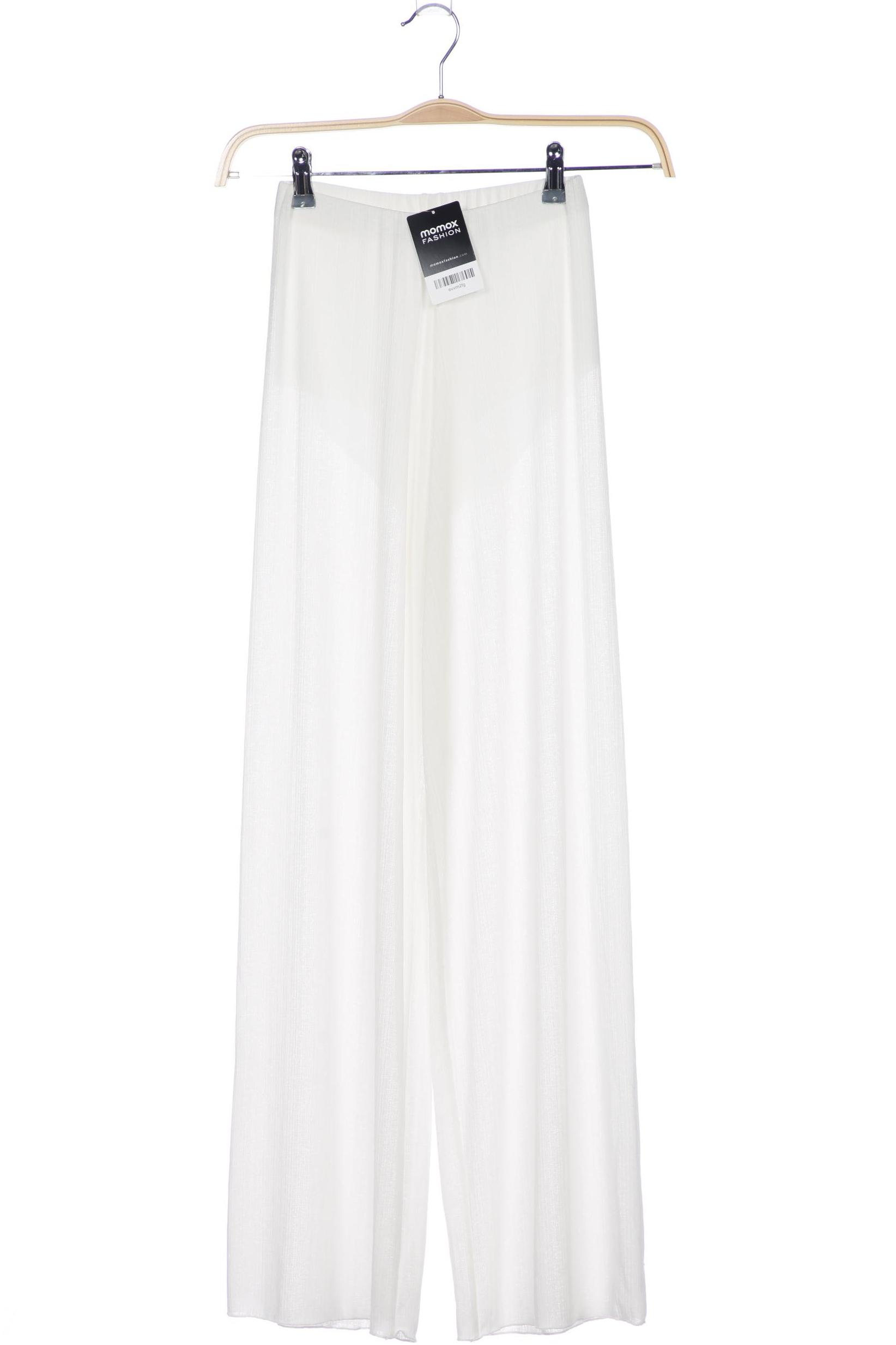 

Pull & Bear Damen Stoffhose, weiß, Gr. 0