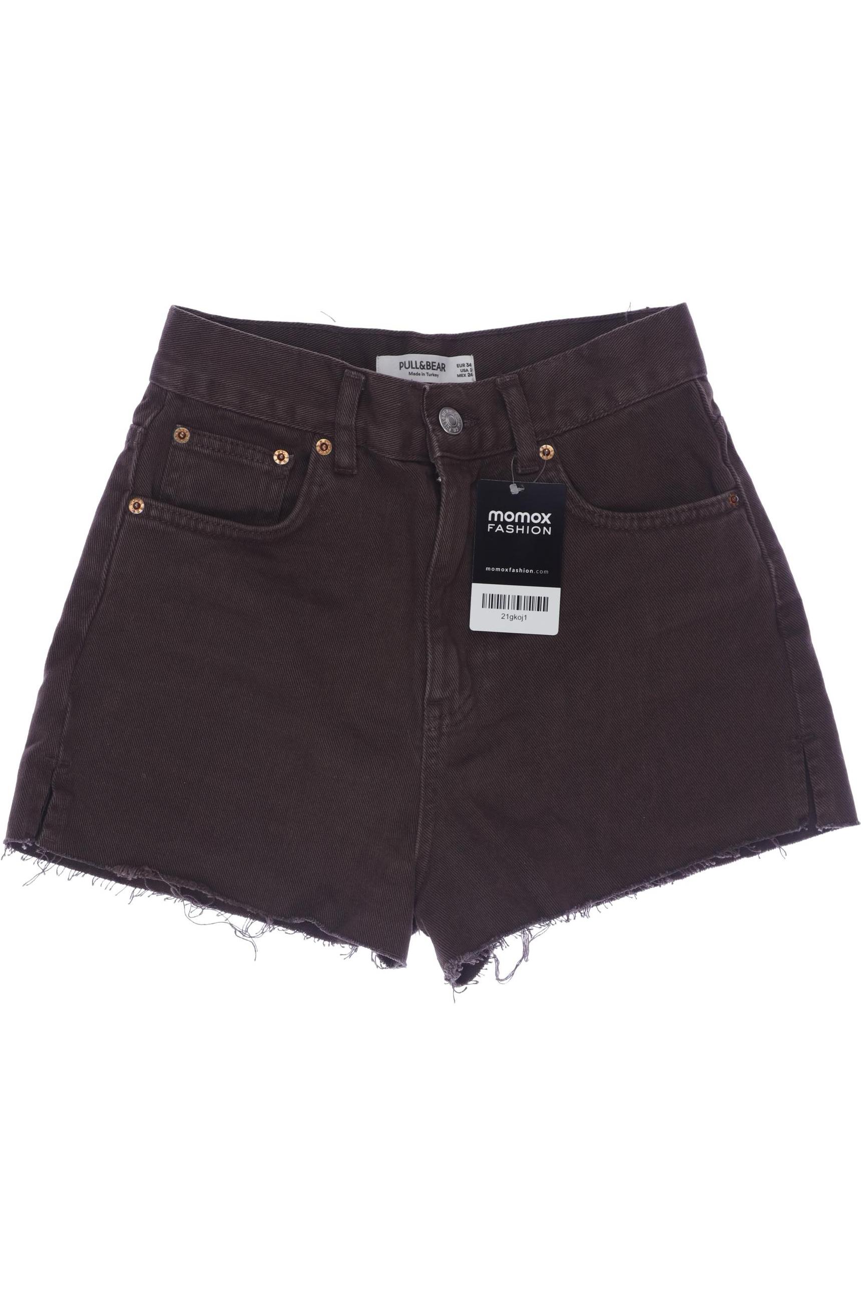 

Pull & Bear Damen Shorts, braun, Gr. 34