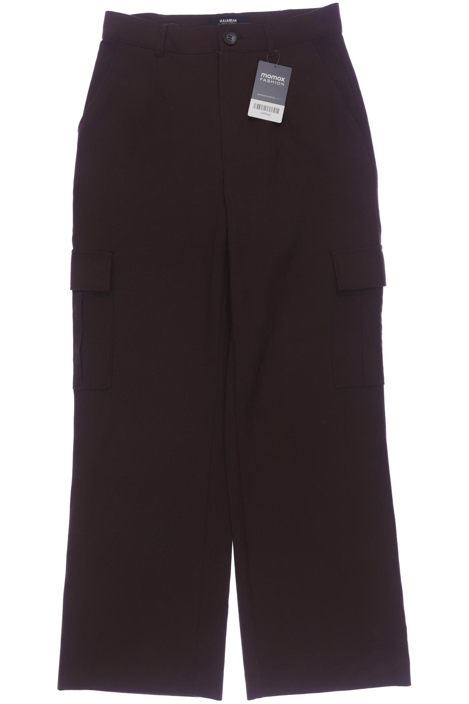 Thumbnail - Pull &amp; Bear Damen Stoffhose, braun, Gr. 0