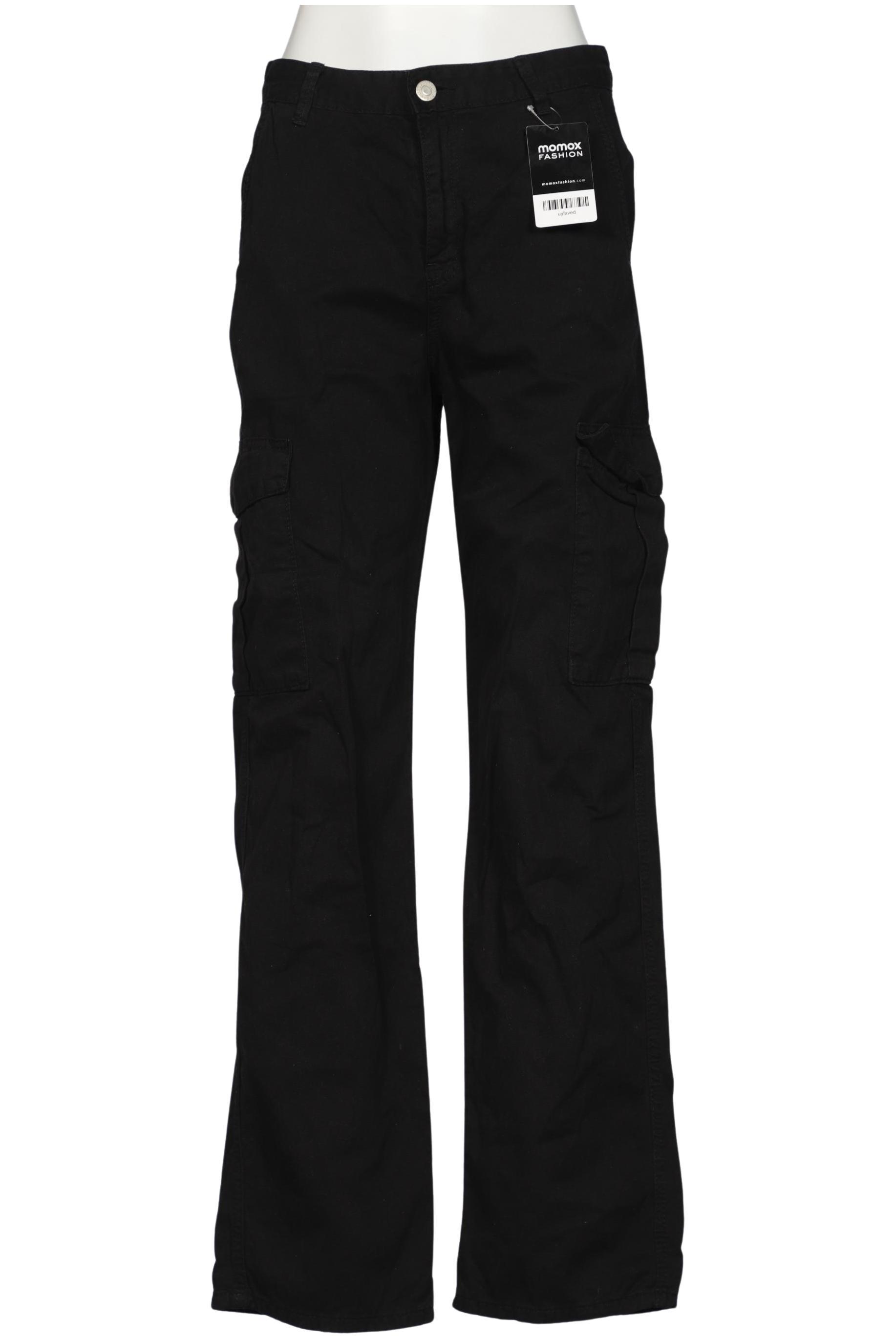 

Pull & Bear Damen Stoffhose, schwarz, Gr. 38