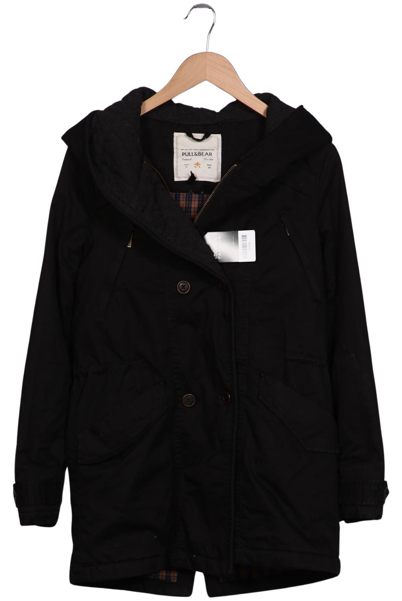 

Pull & Bear Damen Jacke, schwarz, Gr. 36