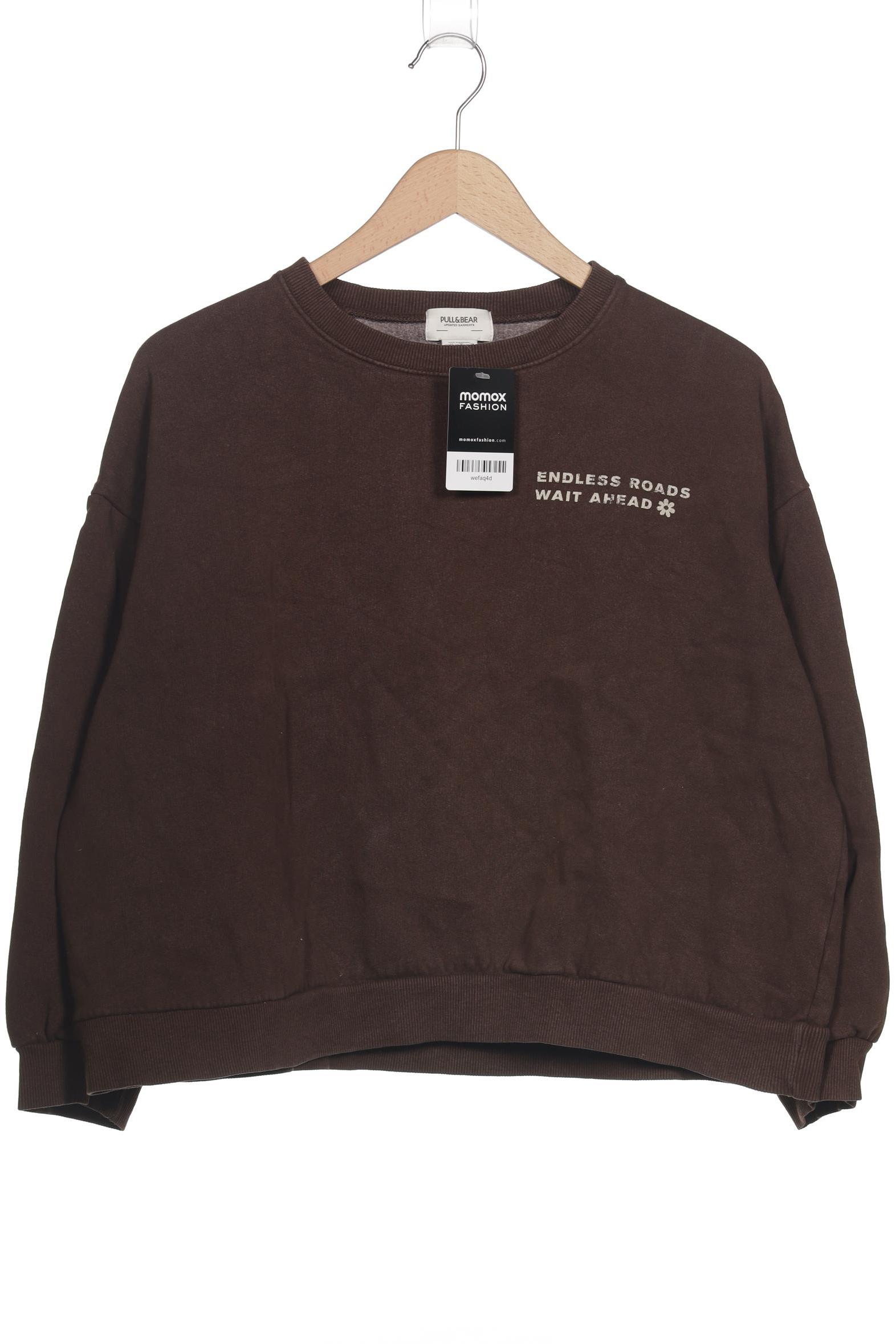 

Pull & Bear Damen Sweatshirt, braun, Gr. 38