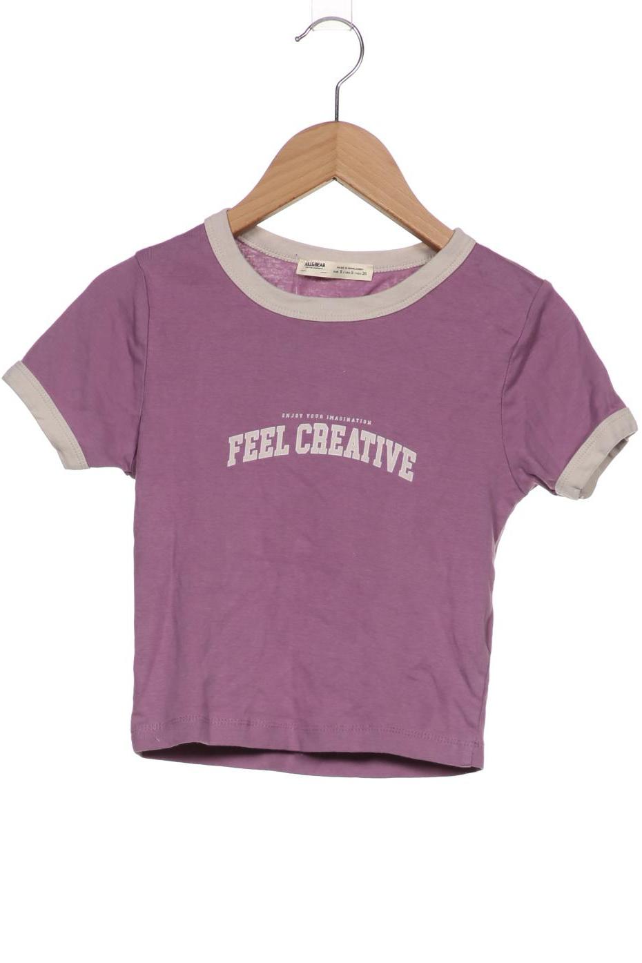 

Pull & Bear Damen T-Shirt, flieder