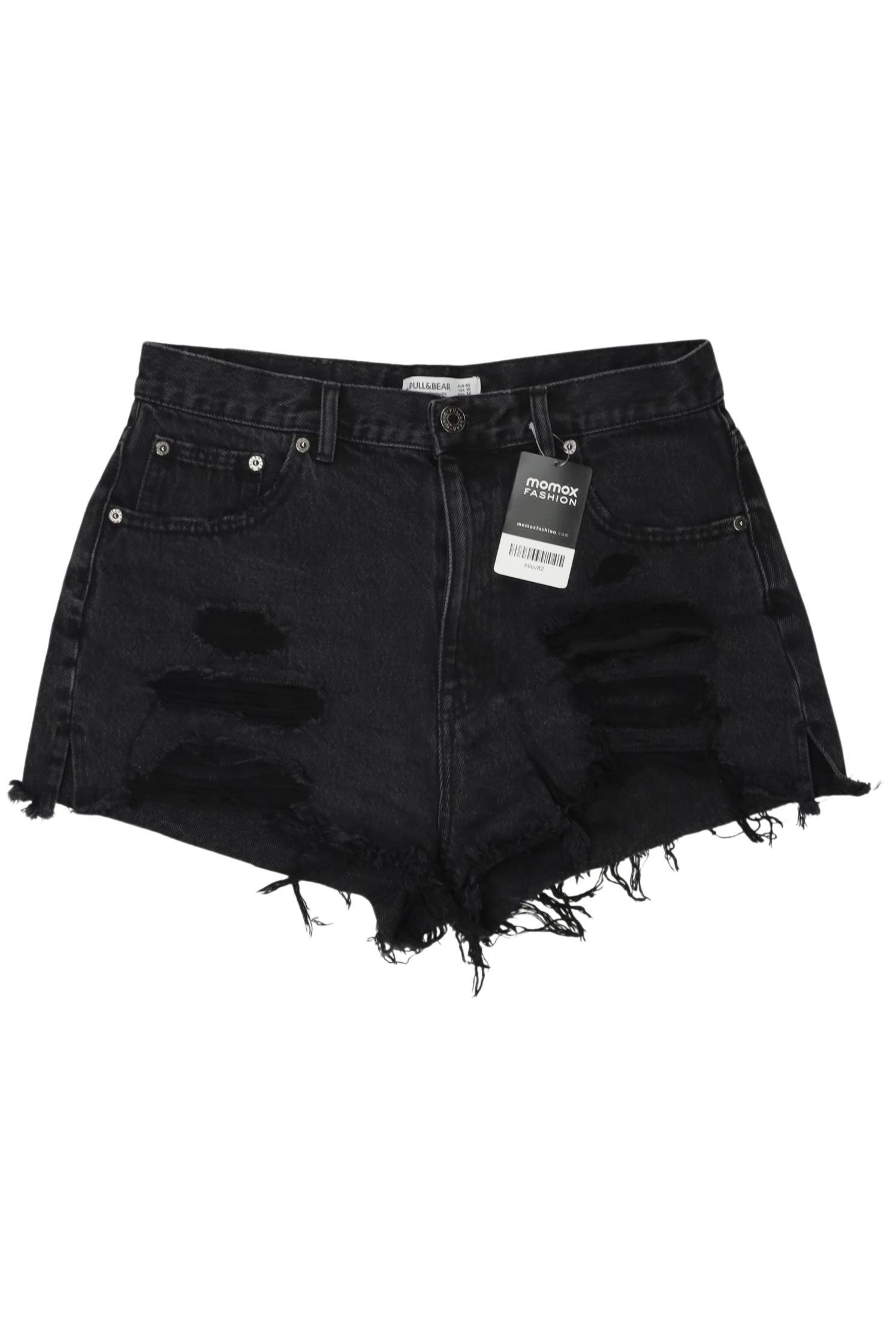 

Pull & Bear Damen Shorts, schwarz, Gr. 42