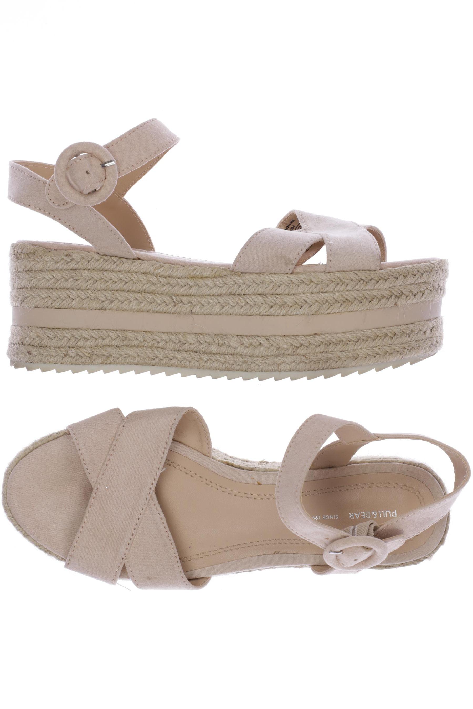 

Pull & Bear Damen Sandale, beige