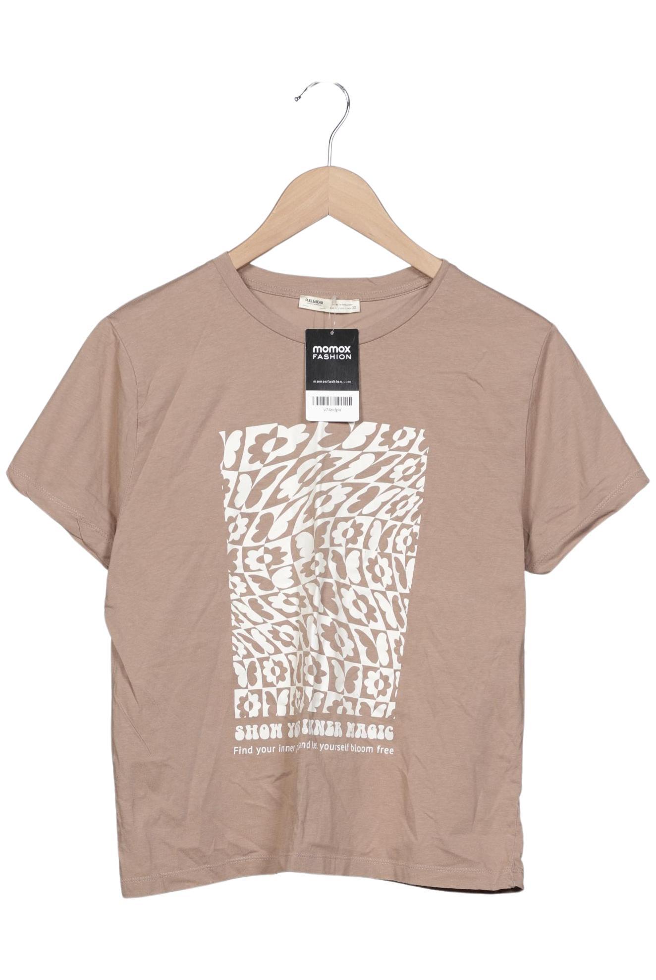 

Pull & Bear Damen T-Shirt, beige, Gr. 42