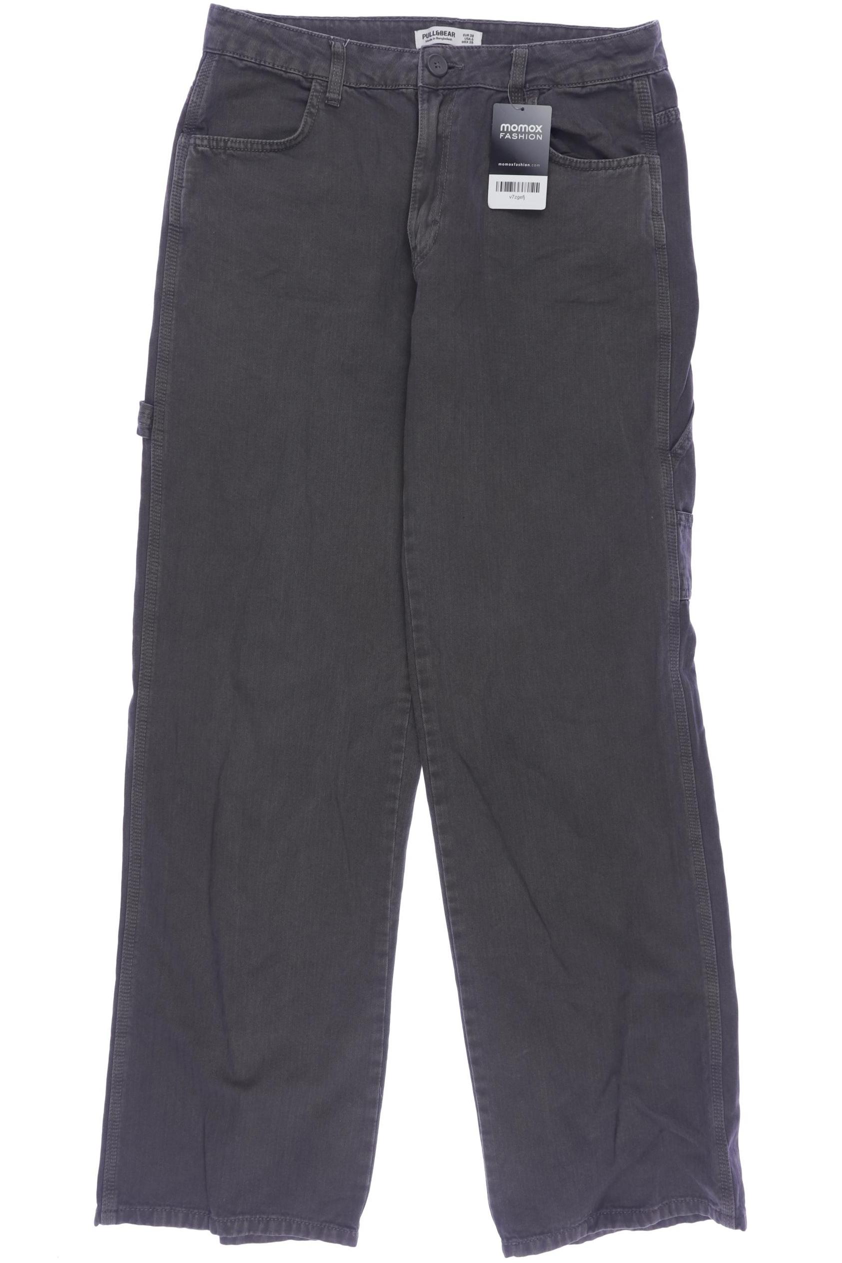 

Pull & Bear Damen Stoffhose, grau, Gr. 38