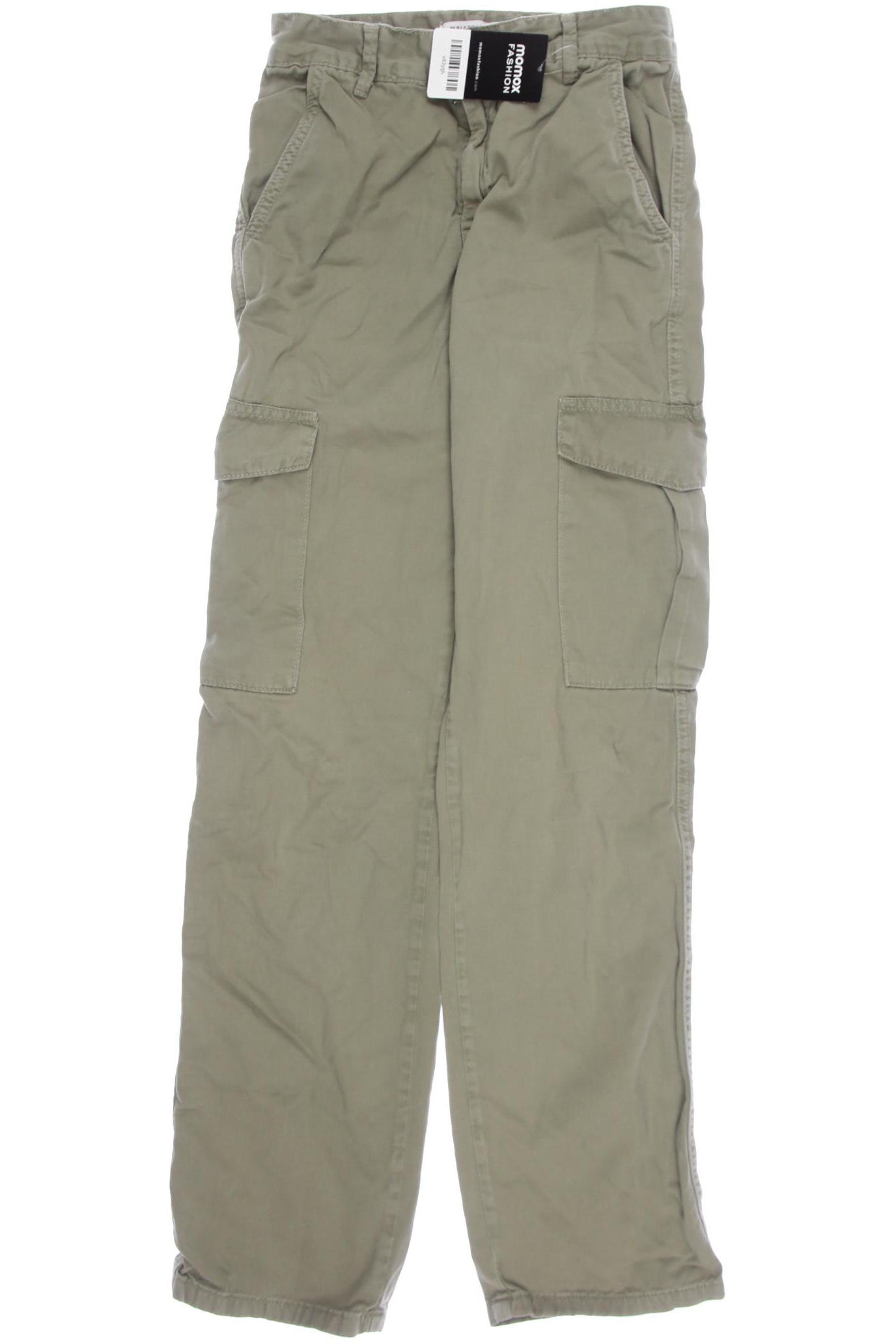 Thumbnail - Pull &amp; Bear Damen Stoffhose, grün, Gr. 32