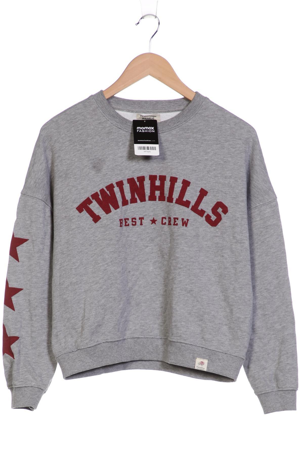 

Pull & Bear Damen Sweatshirt, grau, Gr. 34