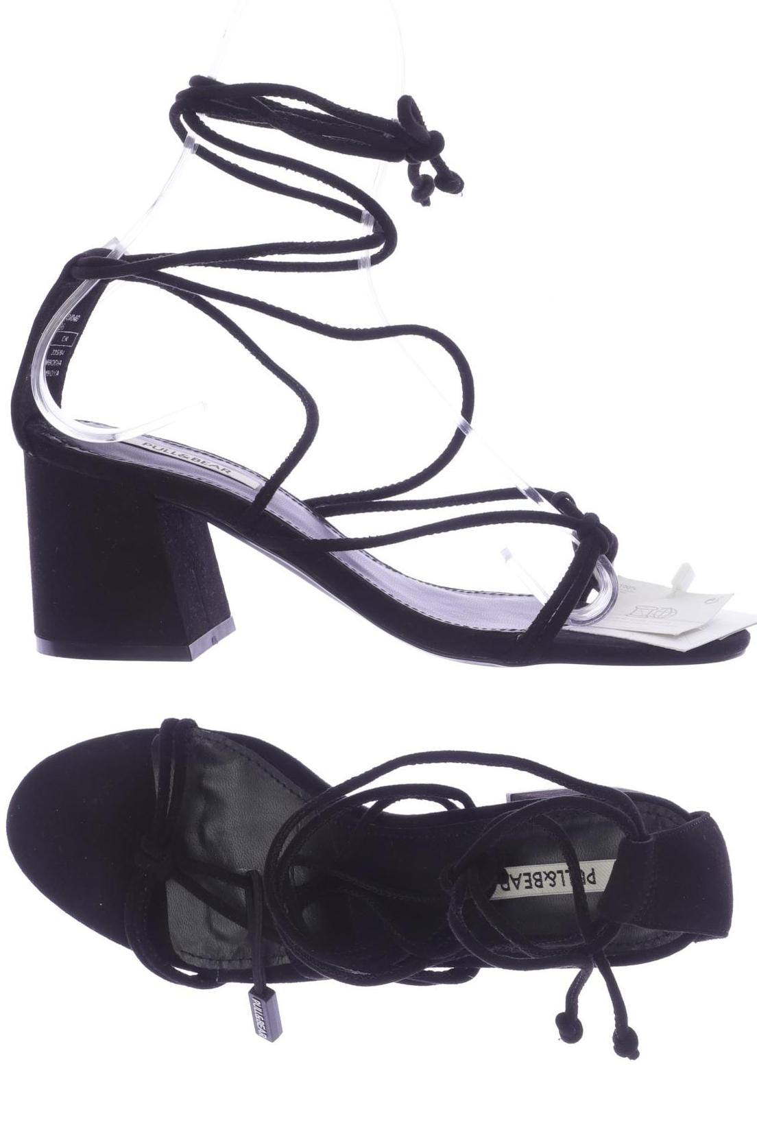 

Pull & Bear Damen Sandale, schwarz, Gr. 36