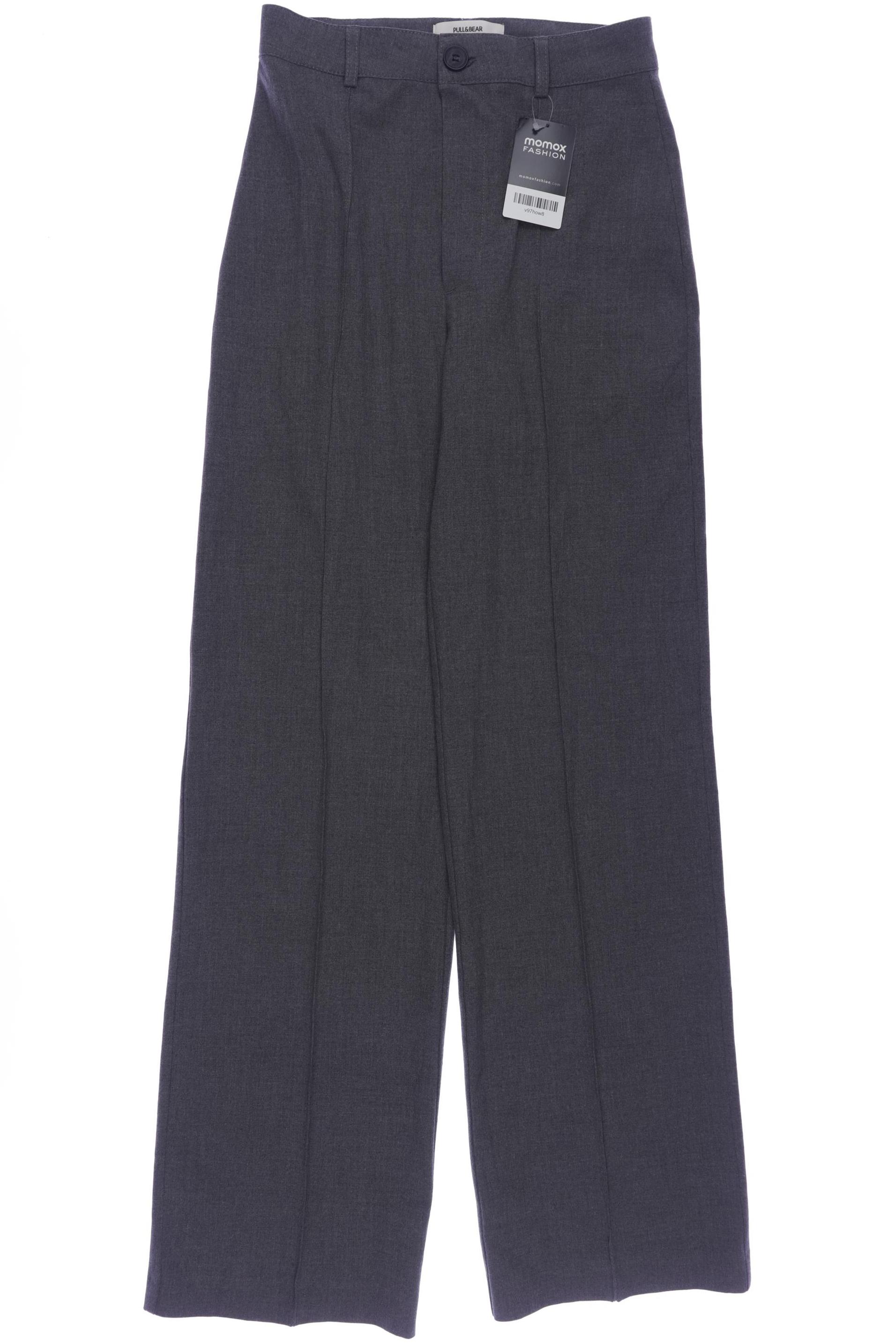 

Pull & Bear Damen Stoffhose, grau, Gr. 0