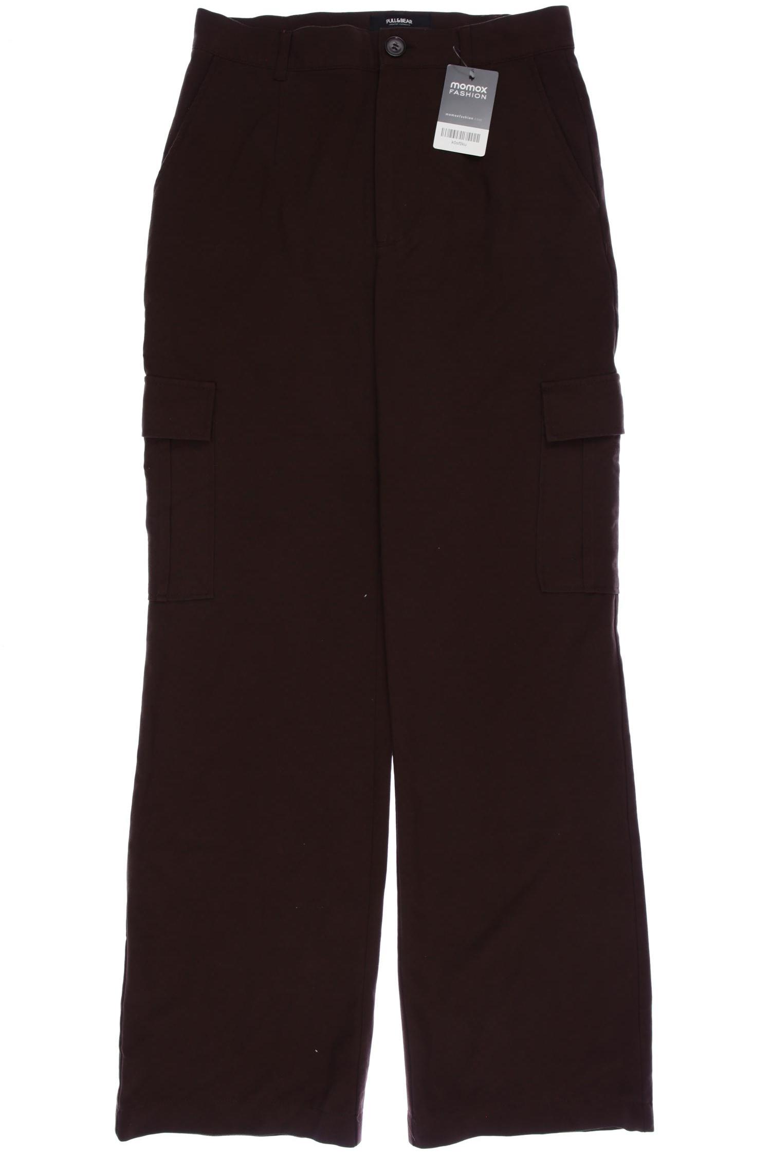

Pull & Bear Damen Stoffhose, braun, Gr. 0
