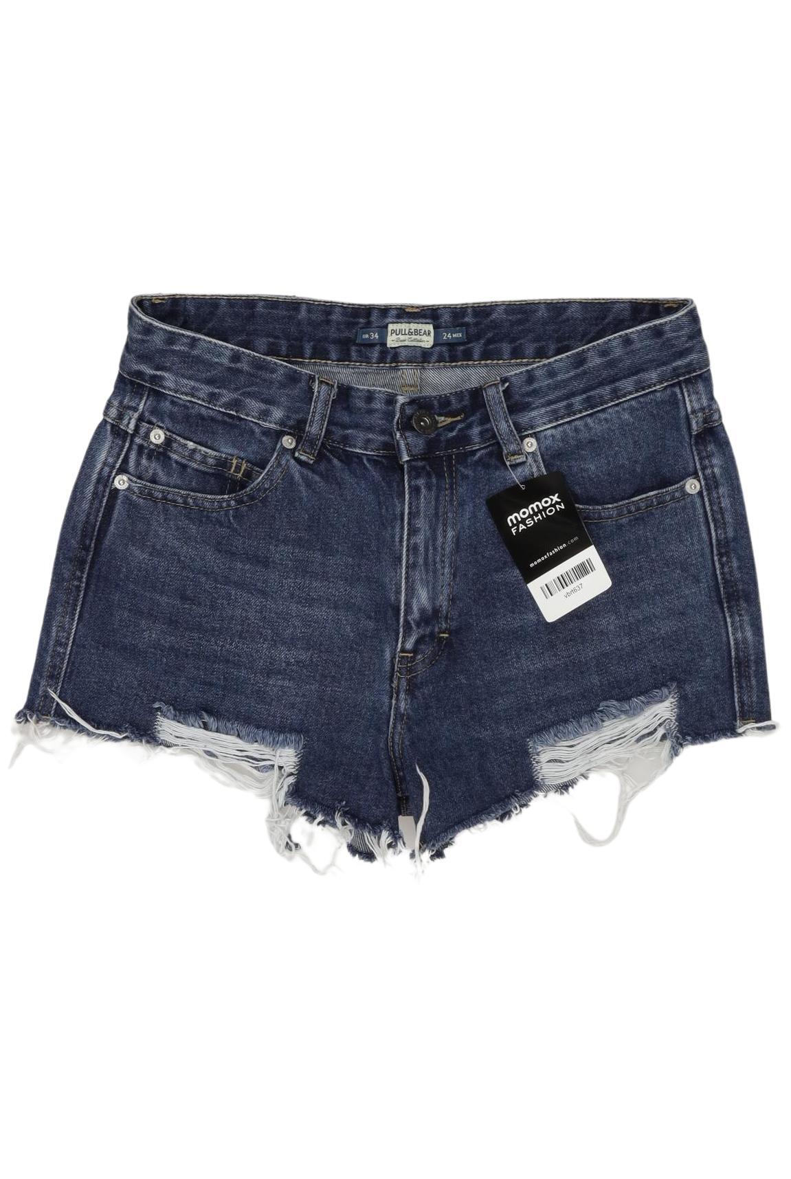 

Pull & Bear Damen Shorts, blau, Gr. 34