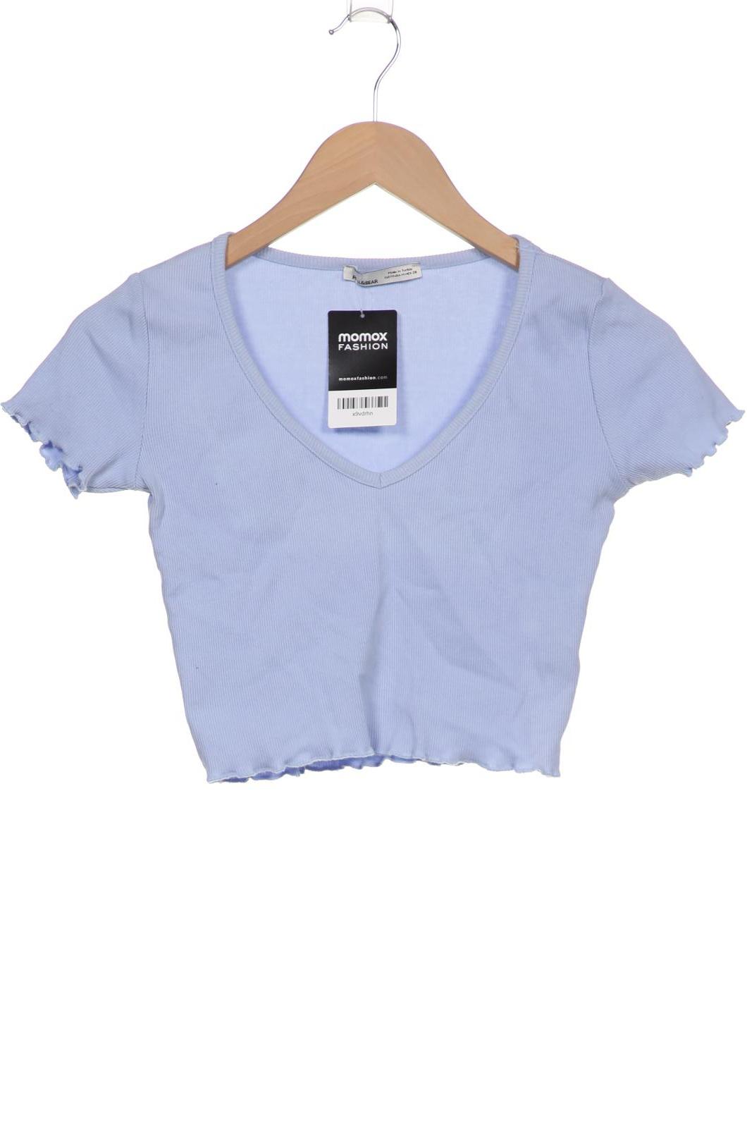 

Pull & Bear Damen T-Shirt, hellblau, Gr. 38