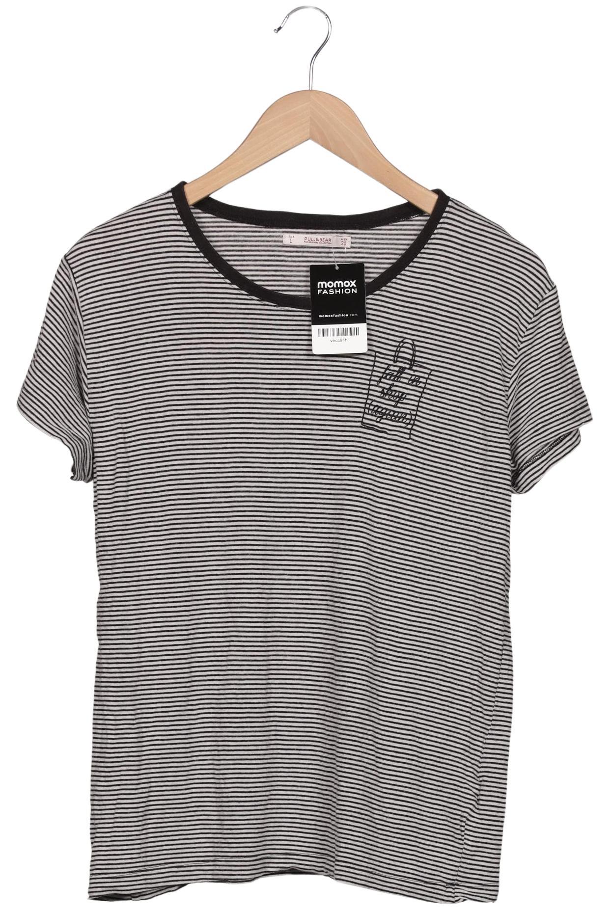 

Pull & Bear Damen T-Shirt, schwarz, Gr. 42