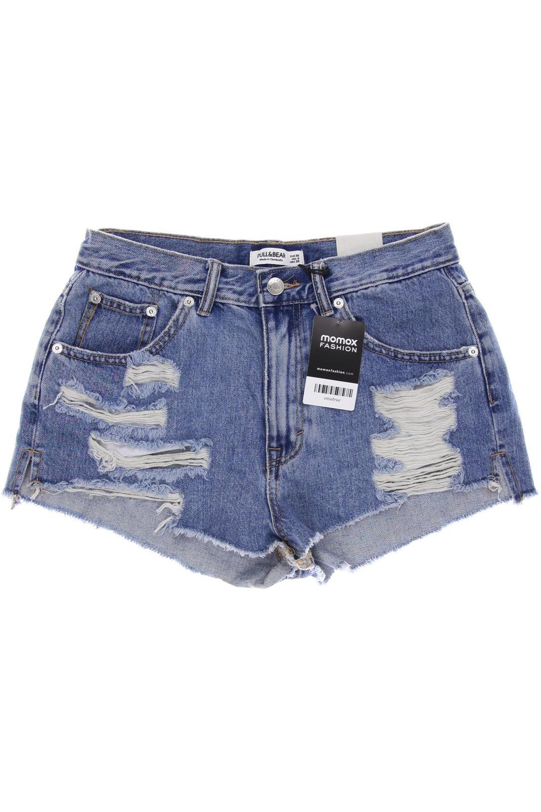 

Pull & Bear Damen Shorts, blau, Gr. 38