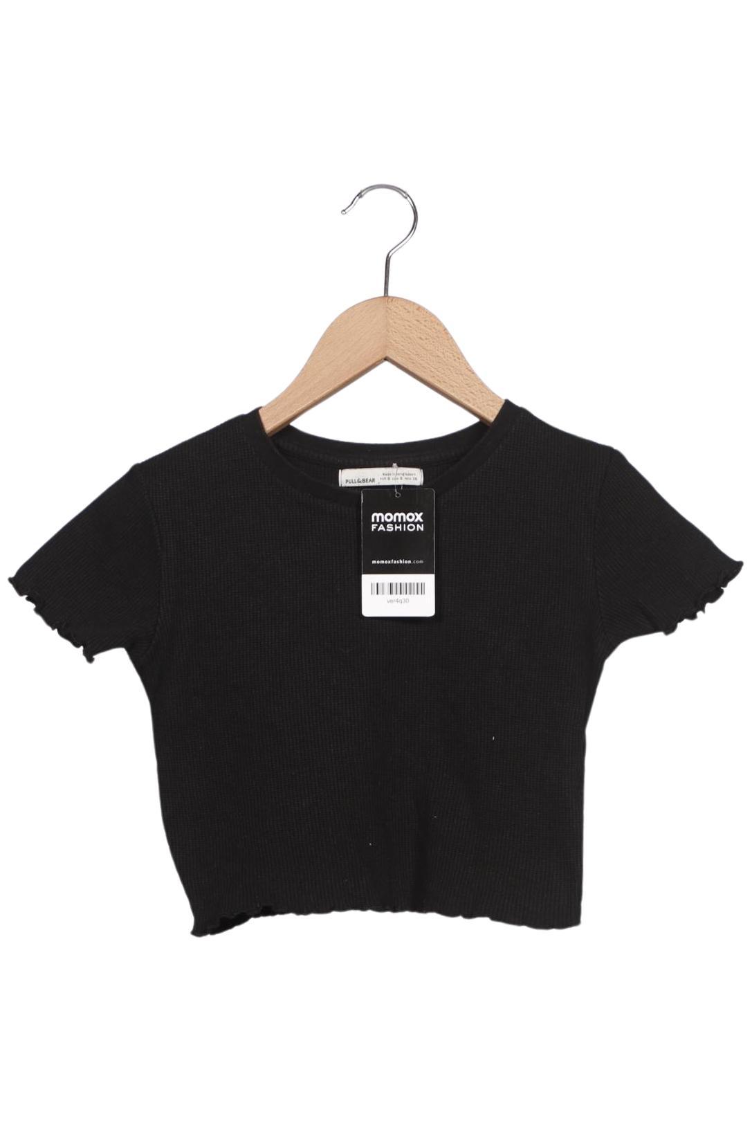

Pull & Bear Damen T-Shirt, schwarz, Gr. 36