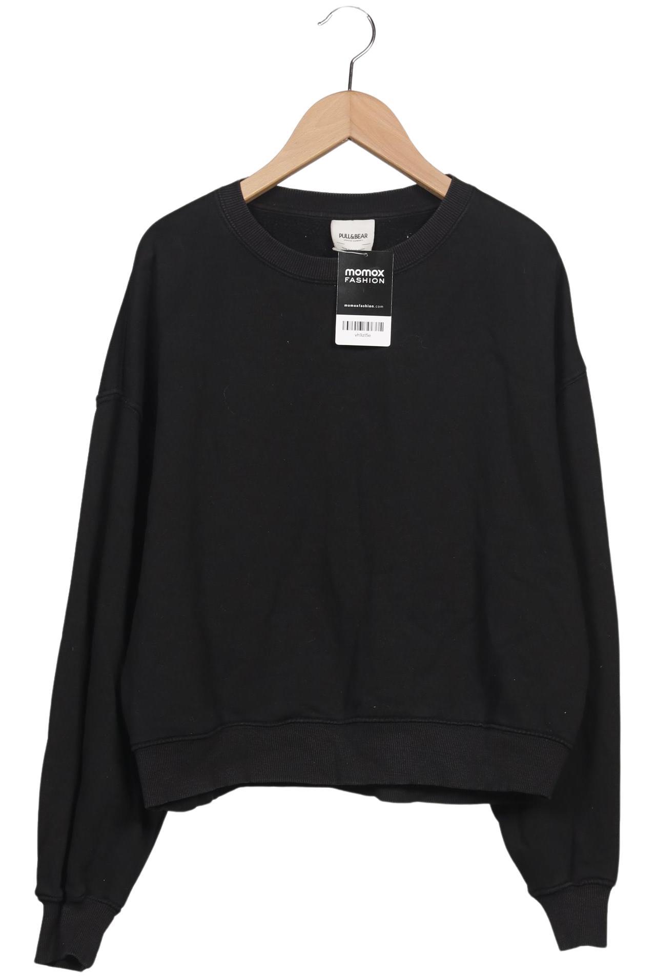 

Pull & Bear Damen Sweatshirt, schwarz, Gr. 38