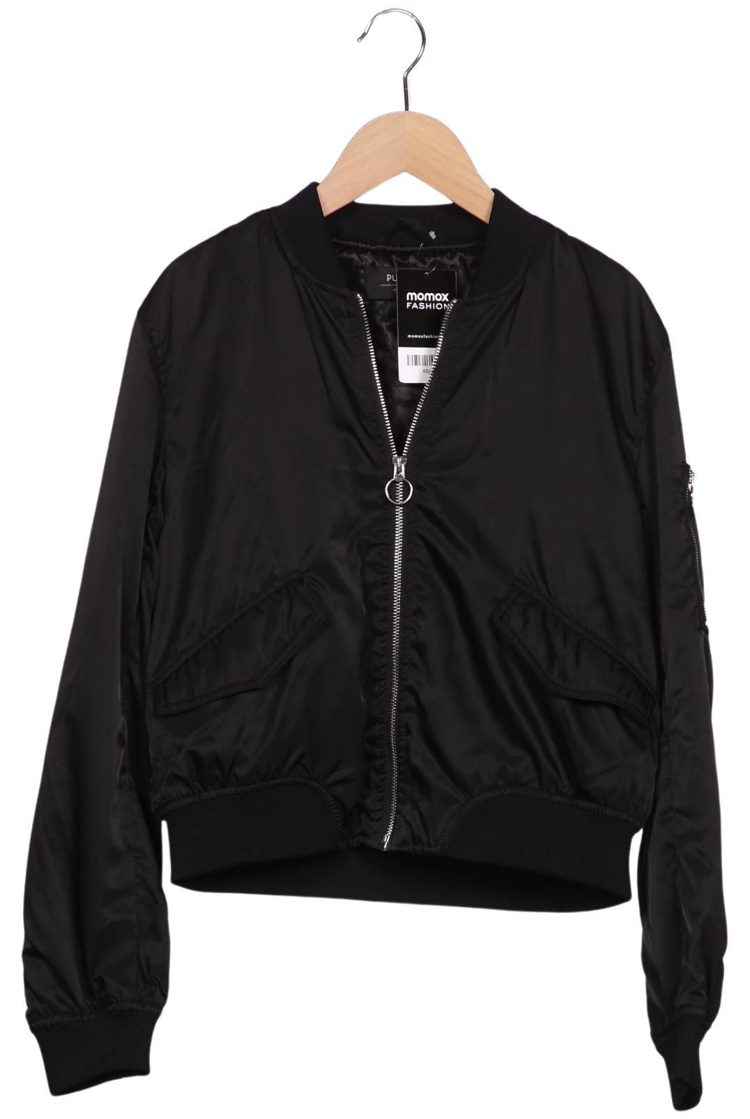 

Pull & Bear Damen Jacke, schwarz, Gr. 38